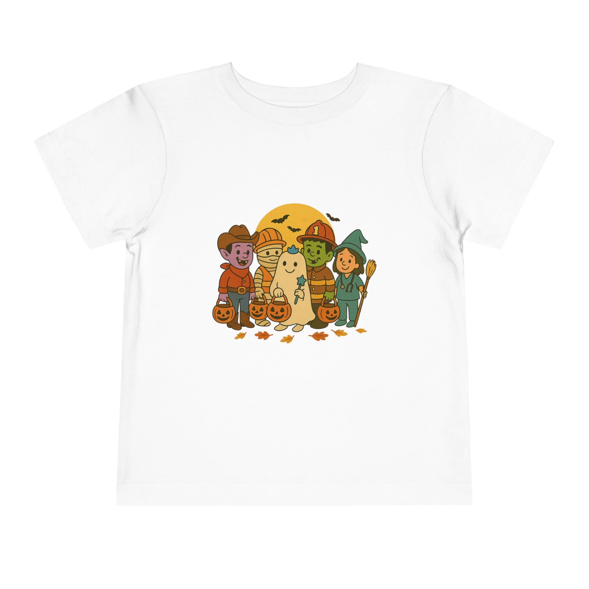 Halloween Toddler Tee, Cute Ghost and Friends T-Shirt, Spooky Fall Outfit