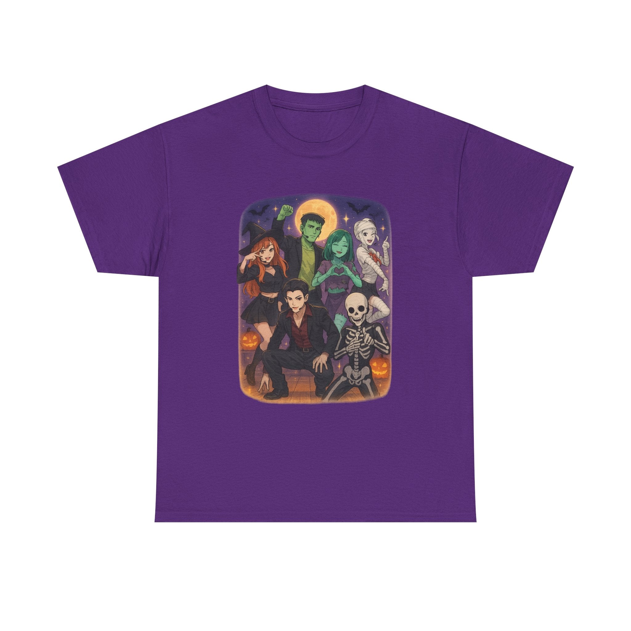 K Pop, Anime, Spooky Halloween Unisex T-Shirt, Halloween Costume Tee, Monster Party Top, Demon