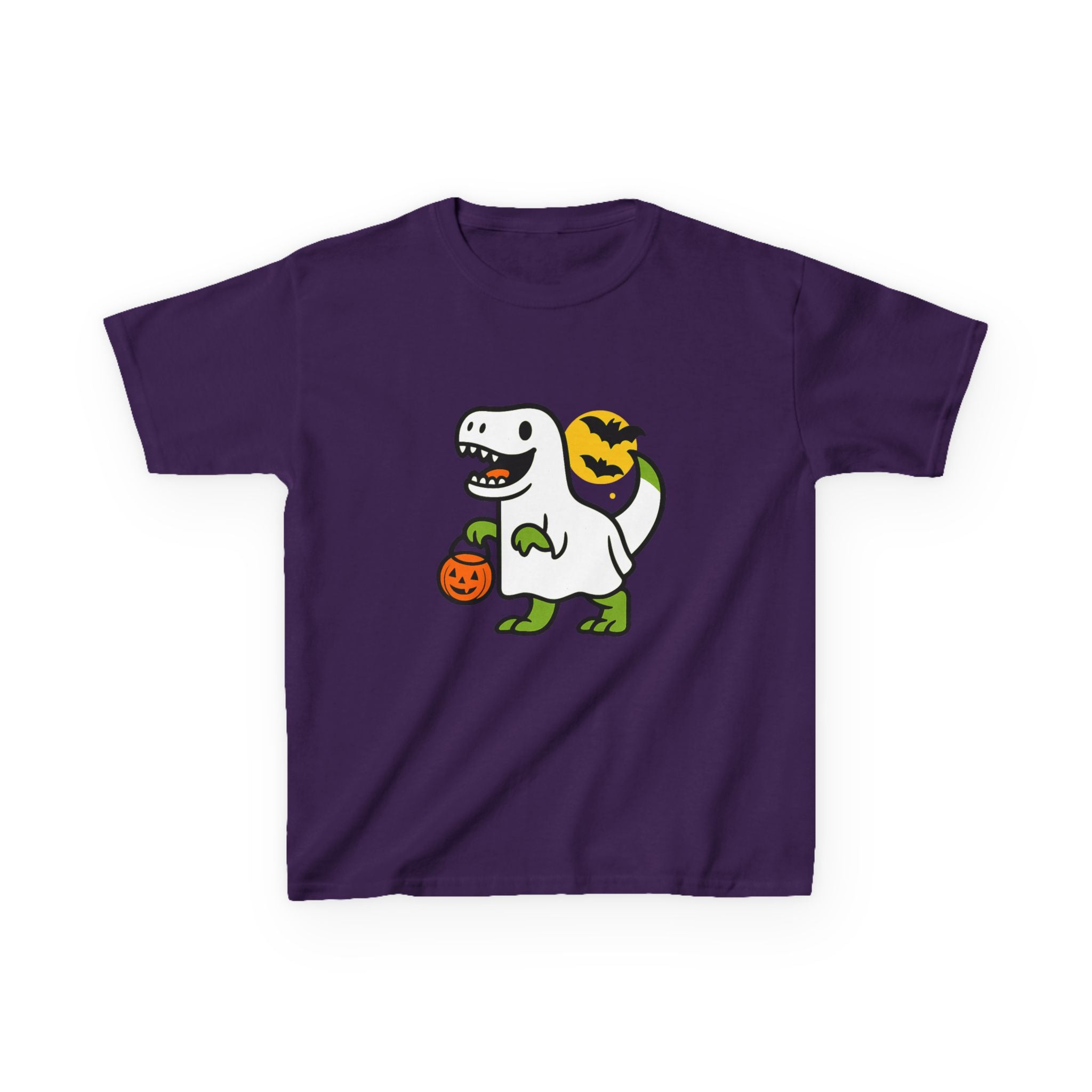 Dinosaur Halloween Kids Tee, Fun Graphic Tee, Kids Cotton Shirt, Cute Kids Tee