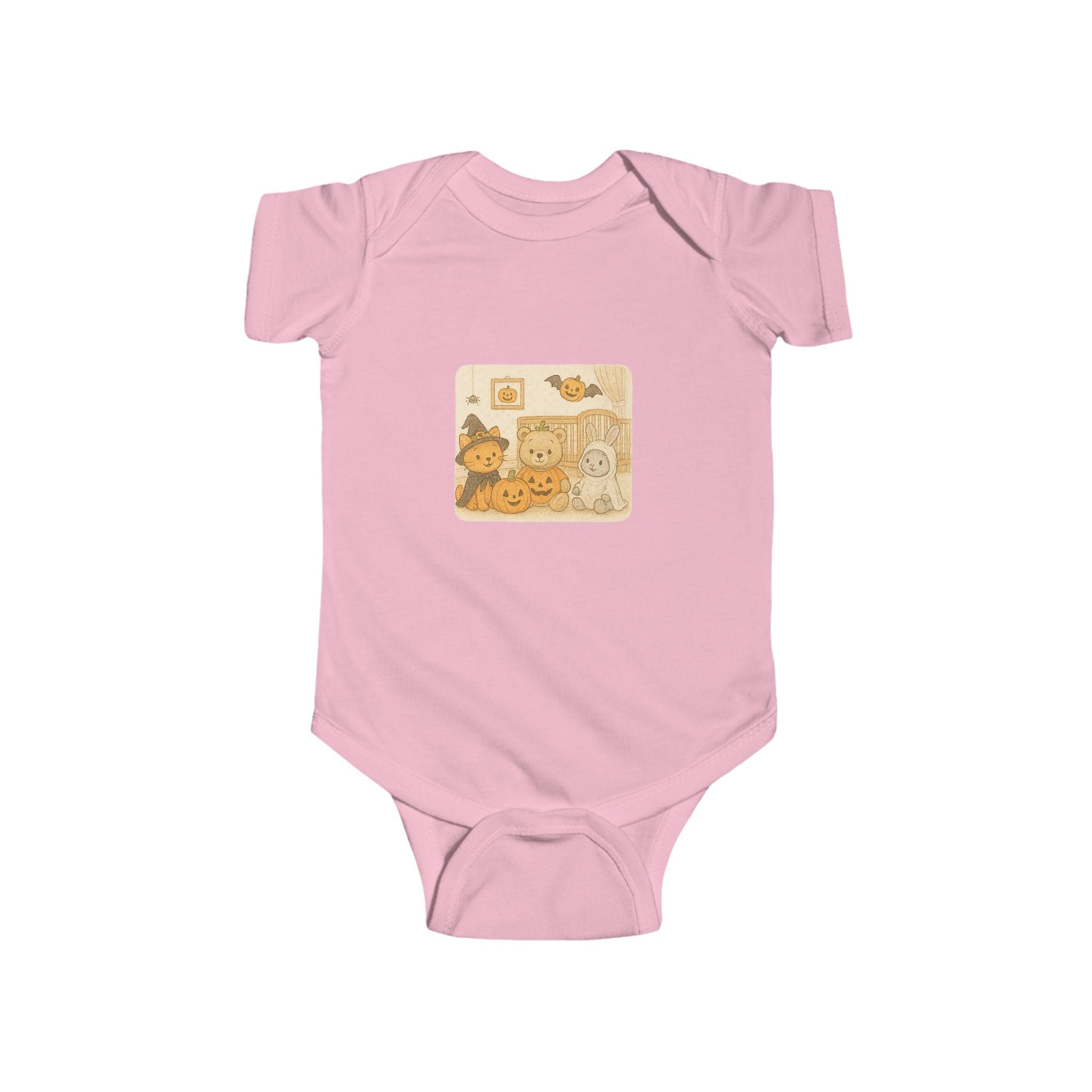 Adorable Cartoon Bodysuit, Cute Baby Clothes, Infant Outfit, Halloween Baby Bodysuit, Newborn Gift