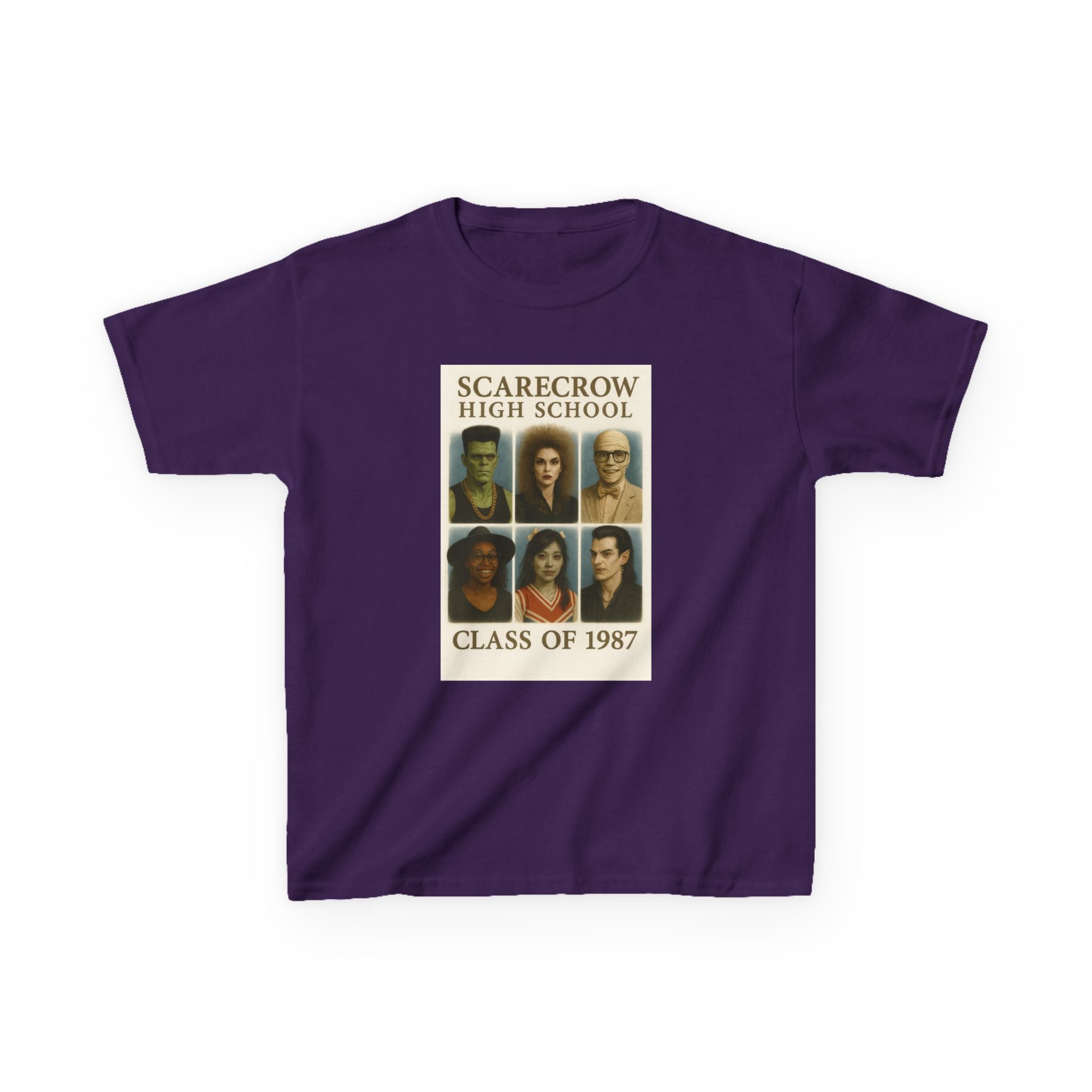 Vintage Scarecrow High School Class of 1987 Tee, Kids Graphic T-Shirt, Back to School Shirt, Gifts for Kids