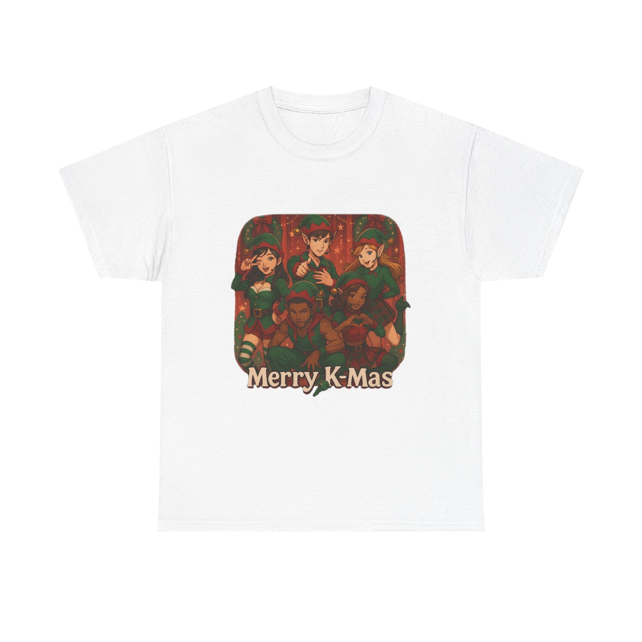 Christmas K-Pop Group Tee "Merry K-Mas" Holiday T- Shirt