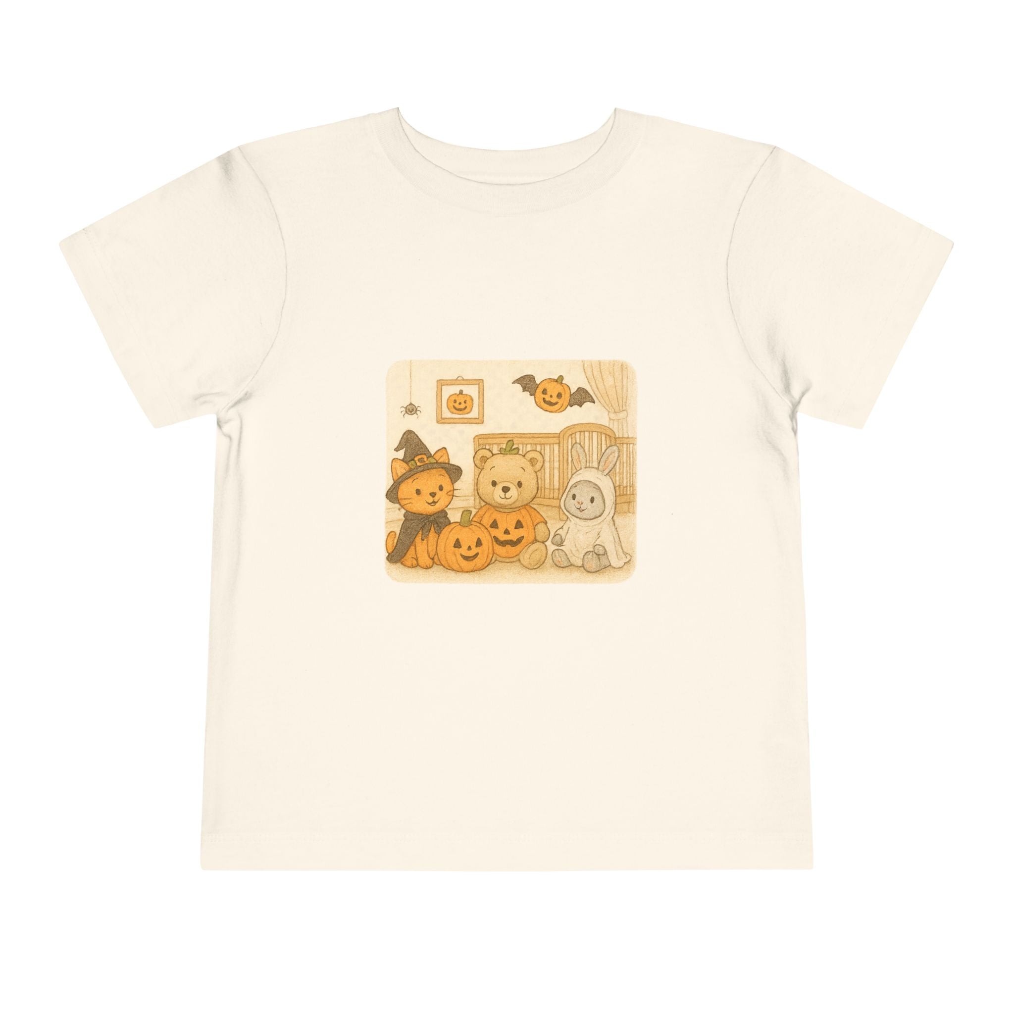 Adorable Halloween Toddler Tee, Cute Kids Halloween Shirt, Short Sleeve Tee, Fall Outfit,