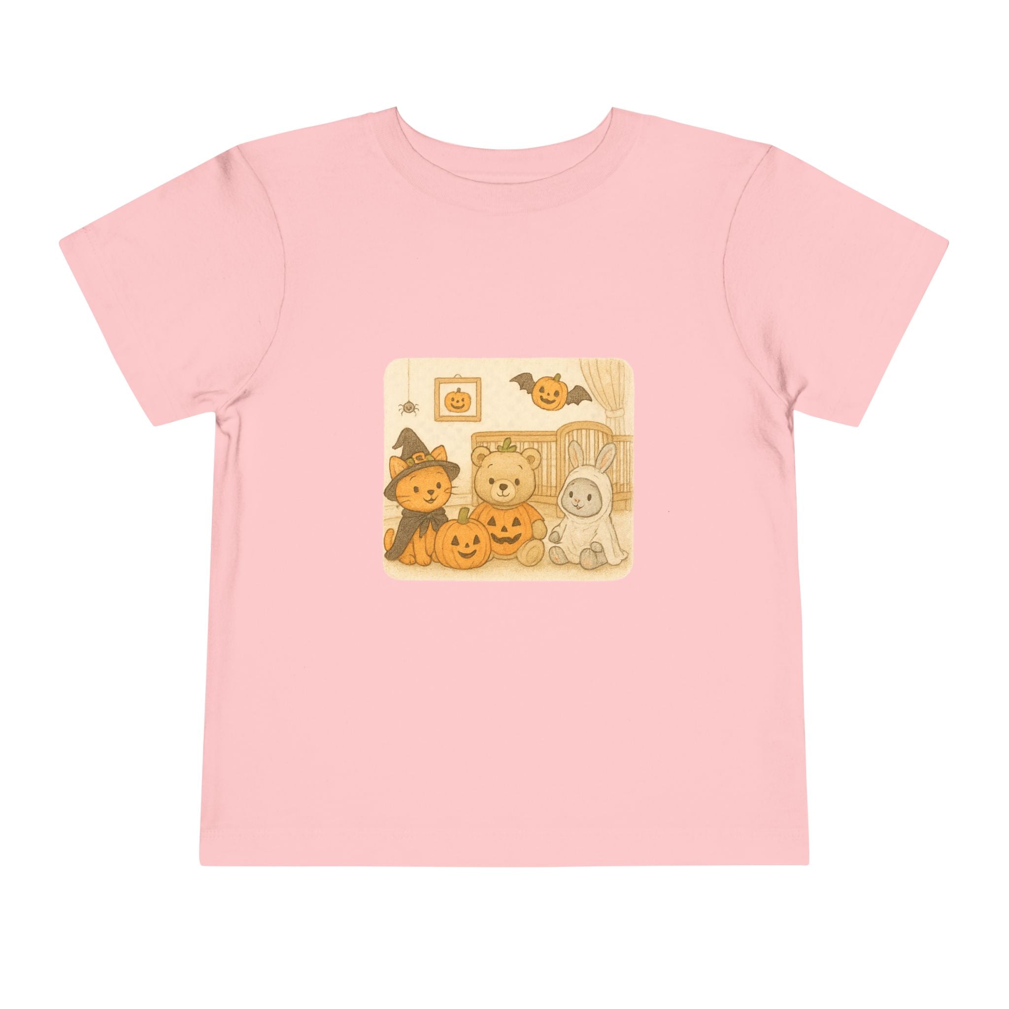 Adorable Halloween Toddler Tee, Cute Kids Halloween Shirt, Short Sleeve Tee, Fall Outfit,