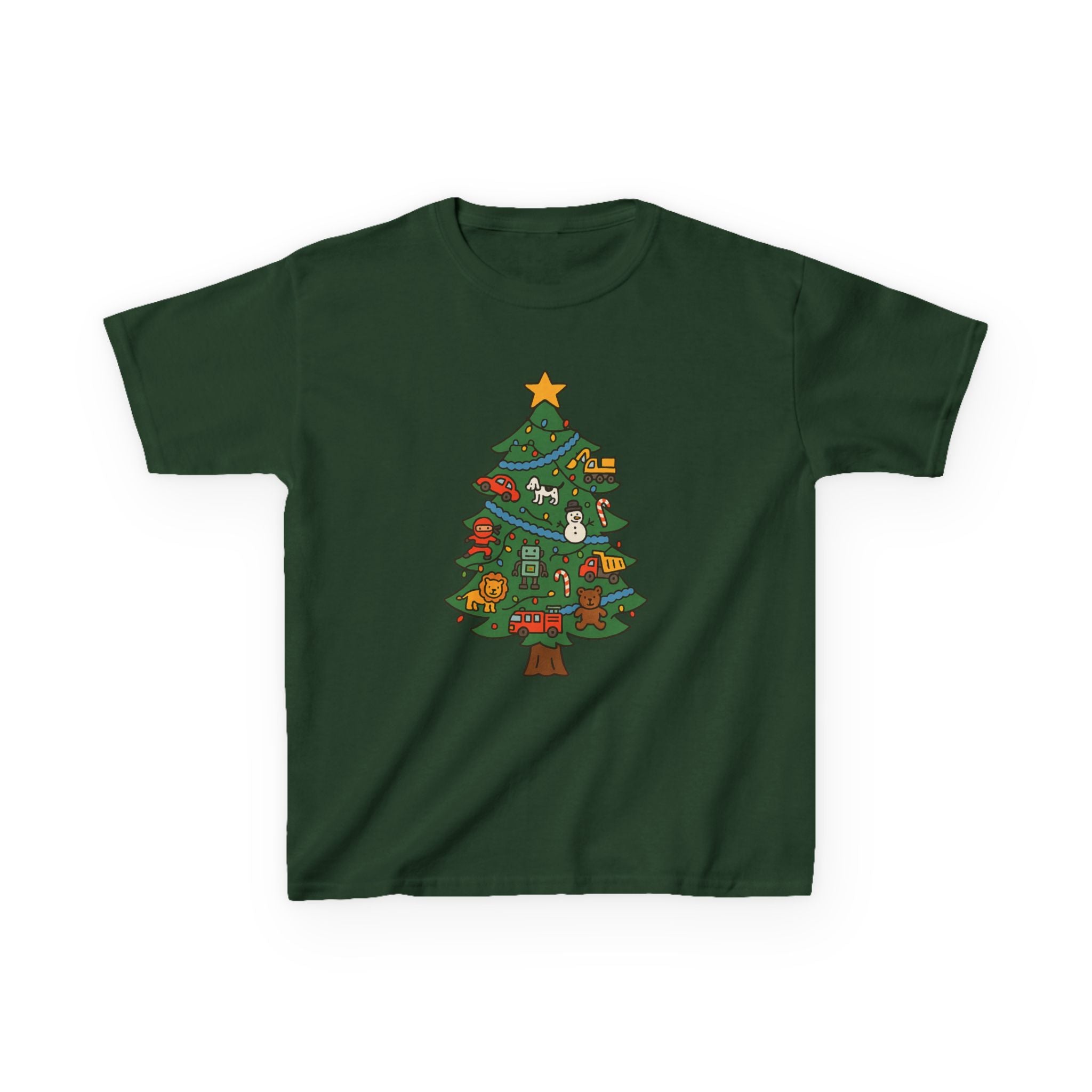 Christmas Tree Boy Toys Kids T-Shirt