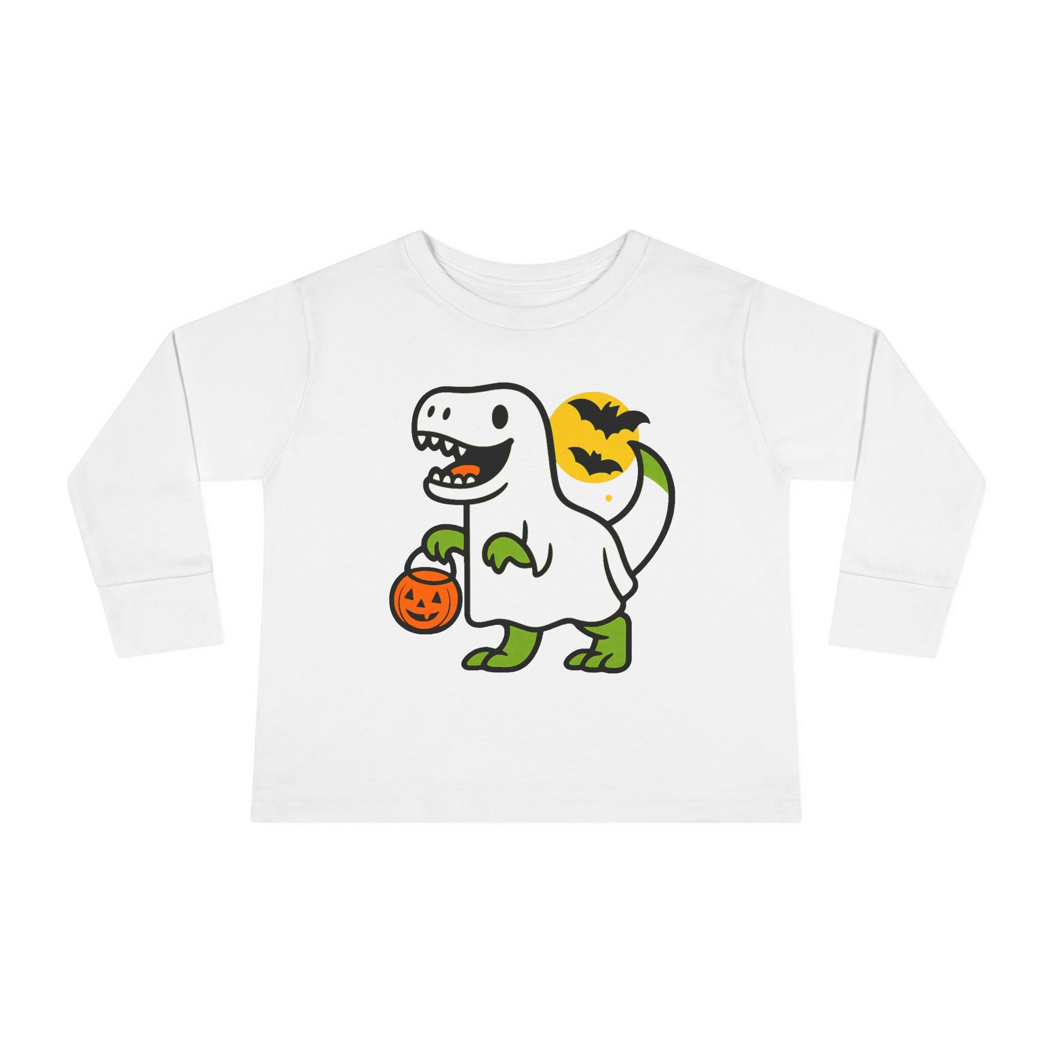 Dinosaur Halloween Toddler Tee, Long Sleeve Shirt, Cute Kids Halloween Shirt, Dino Costume Tee, Toddler Halloween Outfit, Fall Harvest Gift