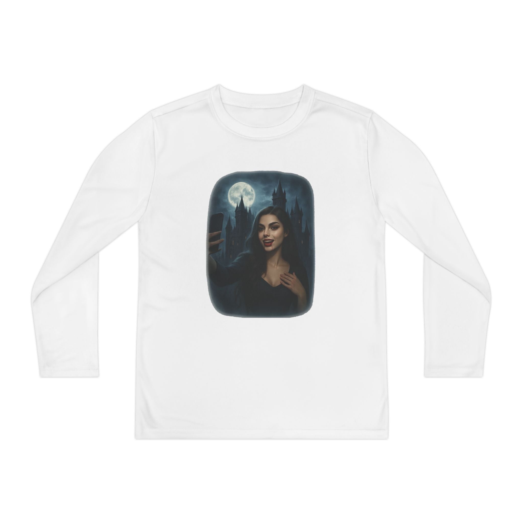 Influencer, Instagram Selfie Witch, Youth Long Sleeve Tee, T-Shirt, Gift for Teens