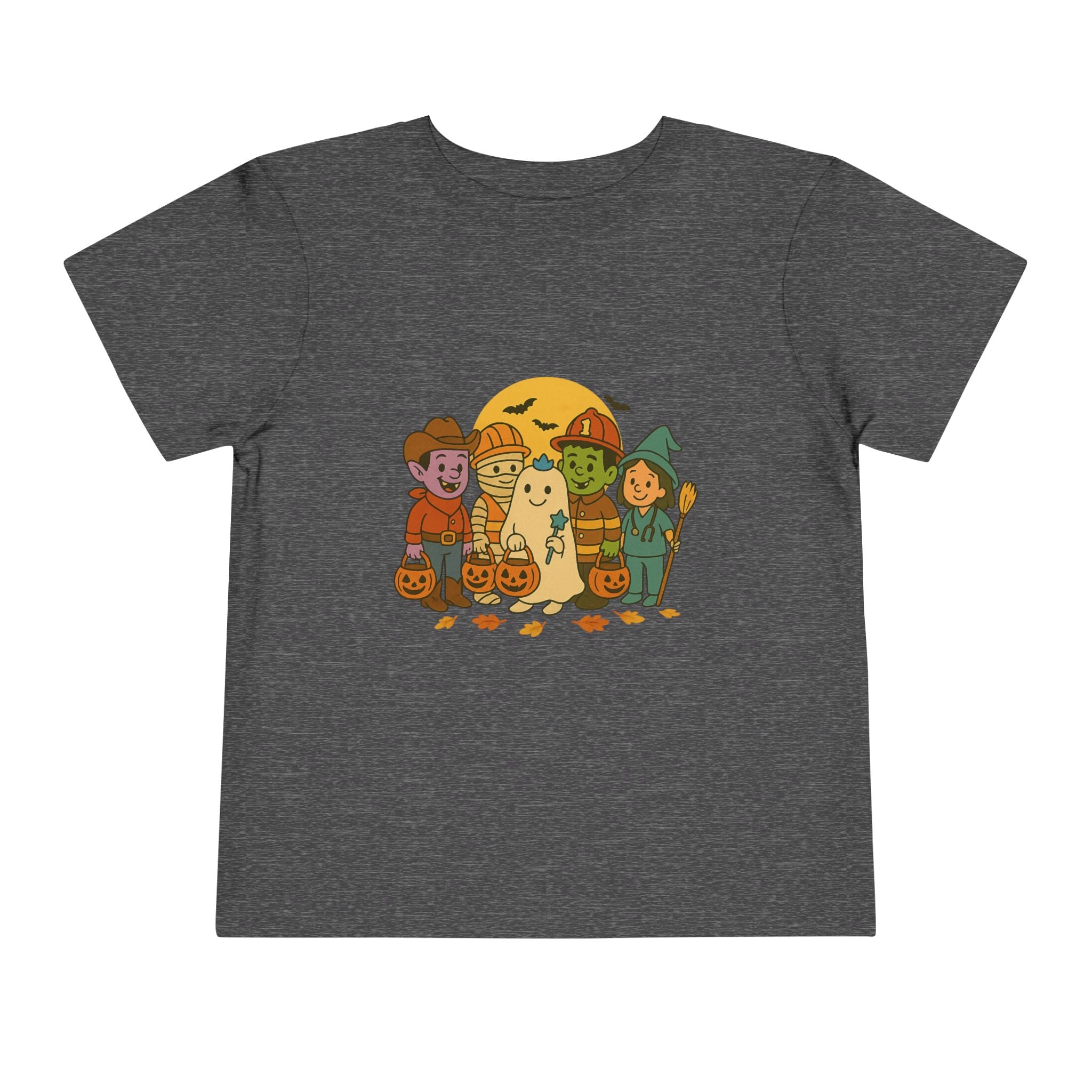 Halloween Toddler Tee, Cute Ghost and Friends T-Shirt, Spooky Fall Outfit