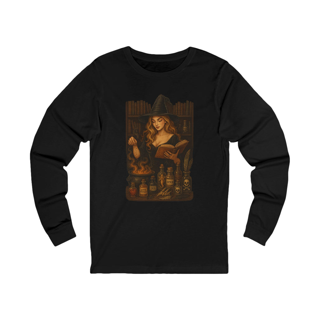 Mystical Potion Long Sleeve Tee, Witchy Shirt, Dark Romance Book, Spellbinding Apparel, Gift for Her, Halloween