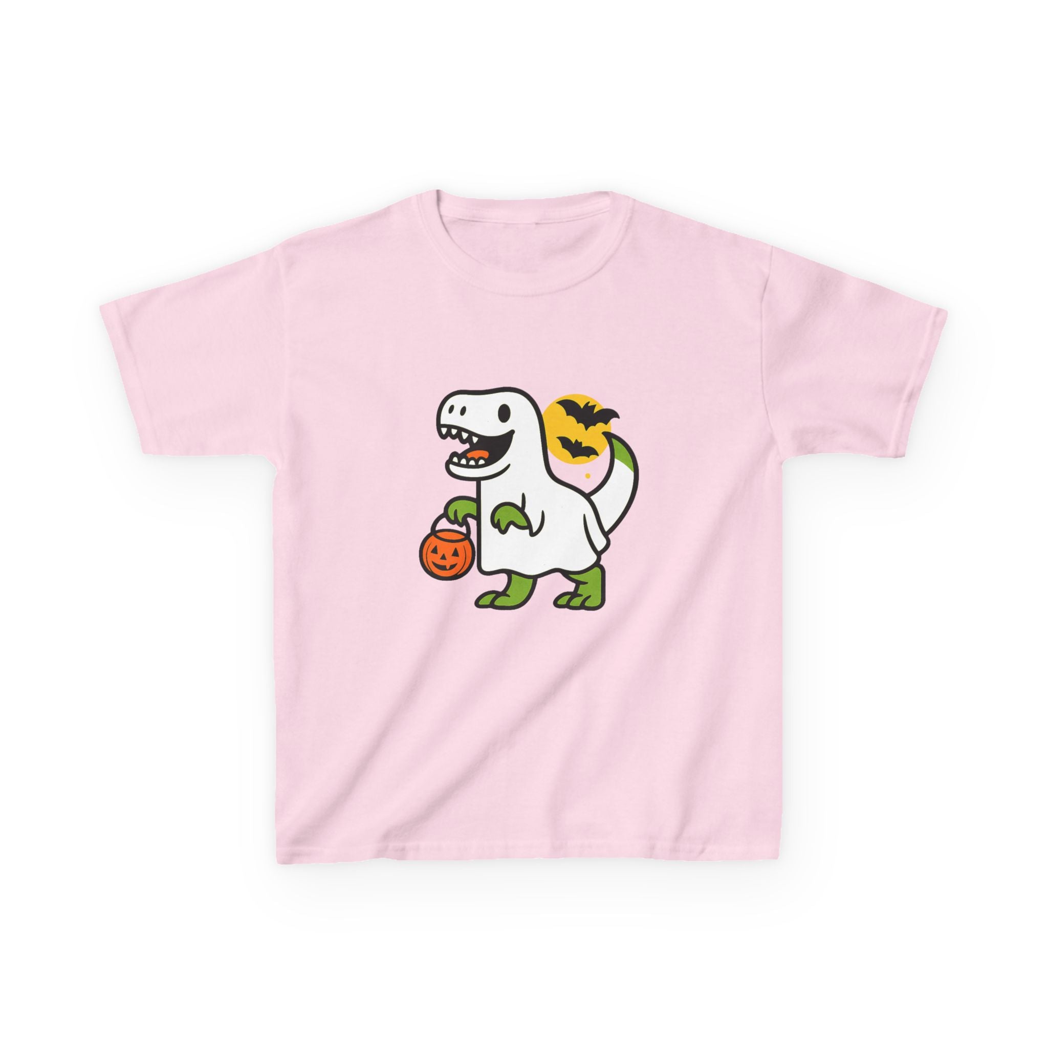 Dinosaur Halloween Kids Tee, Fun Graphic Tee, Kids Cotton Shirt, Cute Kids Tee