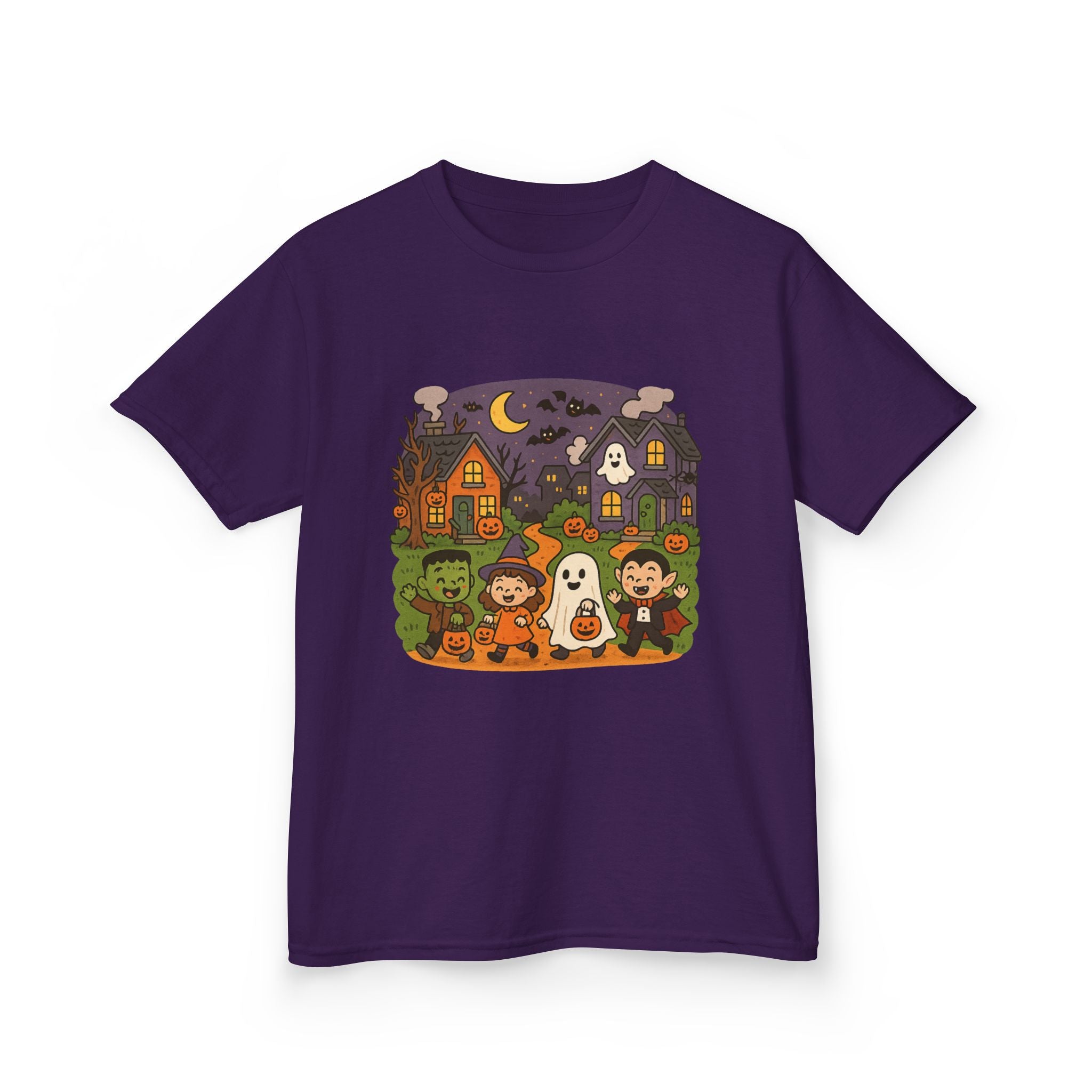 Halloween Kids Tee Shirt, Spooky Fun, Trick or Treat, Pumpkin Patch Outfit, Kids Halloween Apparel