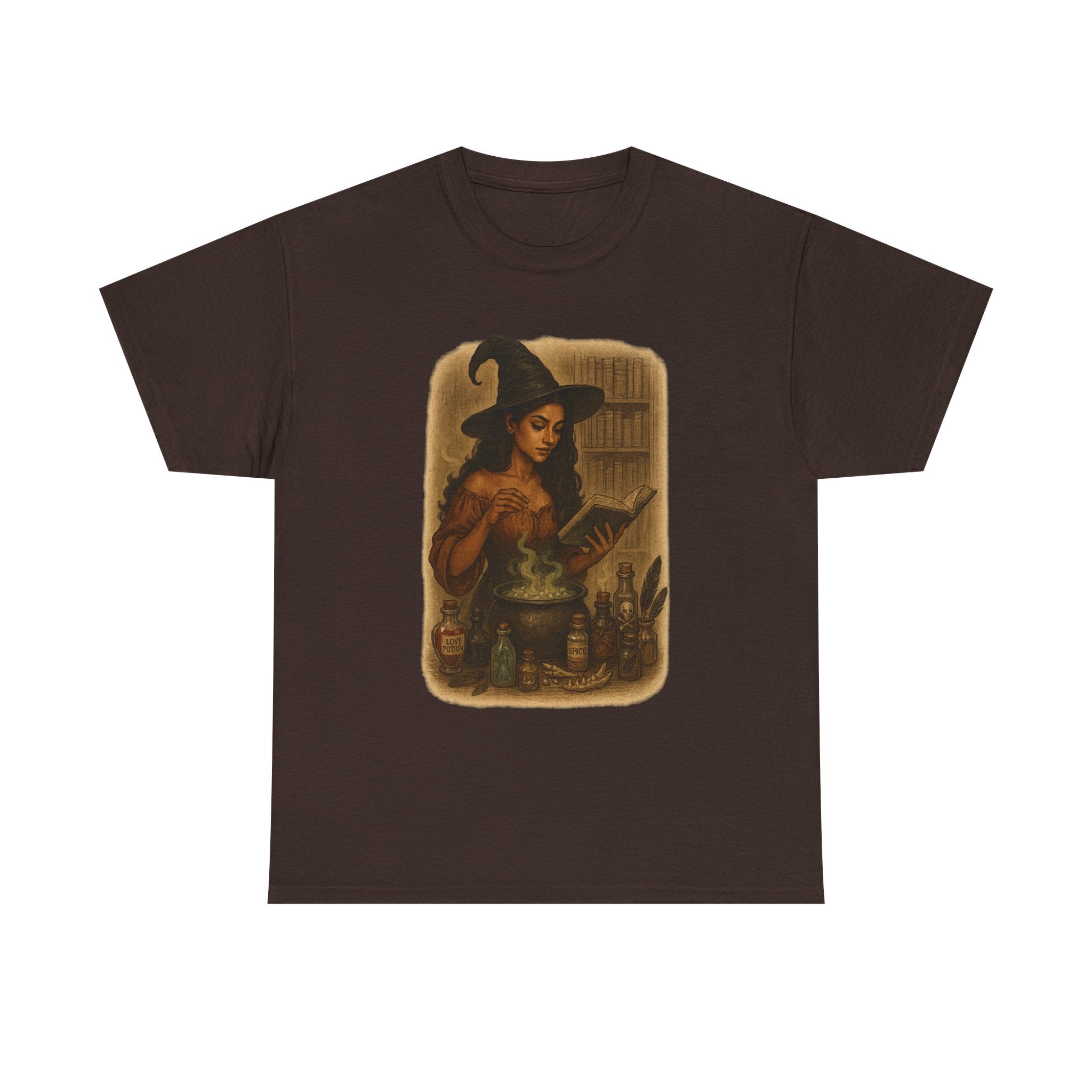 Witchy Heavy Cotton Tee, Witch T-Shirt, Halloween Apparel, Dark Romance Book