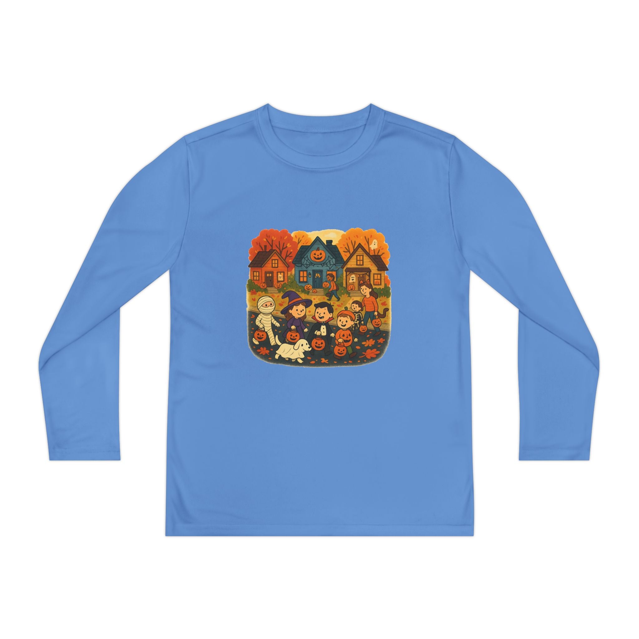 Autumn Family Fun Long Sleeve Tee, Cozy Kids Shirt, Fall Apparel, Halloween