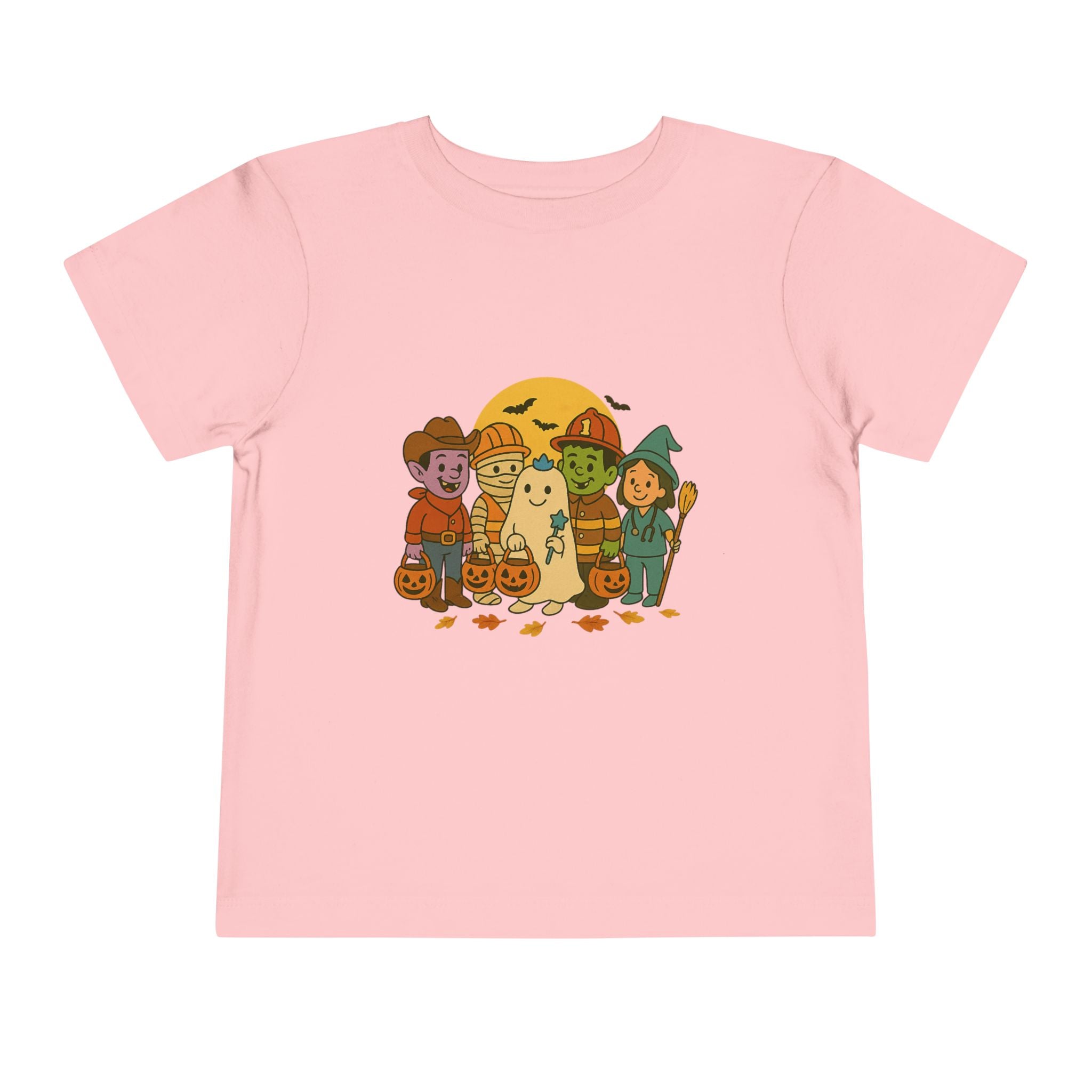 Halloween Toddler Tee, Cute Ghost and Friends T-Shirt, Spooky Fall Outfit