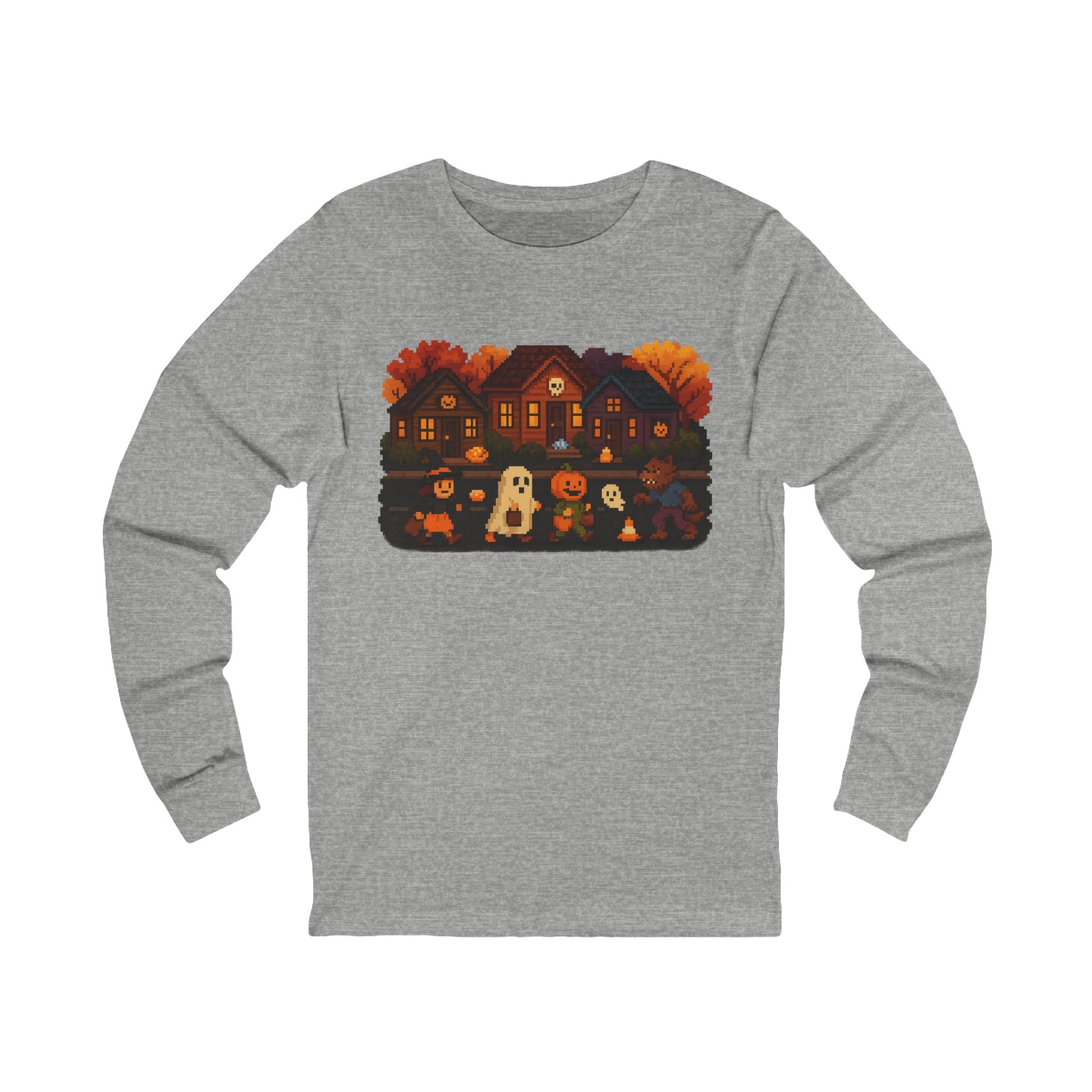 Halloween T-Shirt with Festive Design, Vintage Video Game, Halloween, Fall Tee for Adults