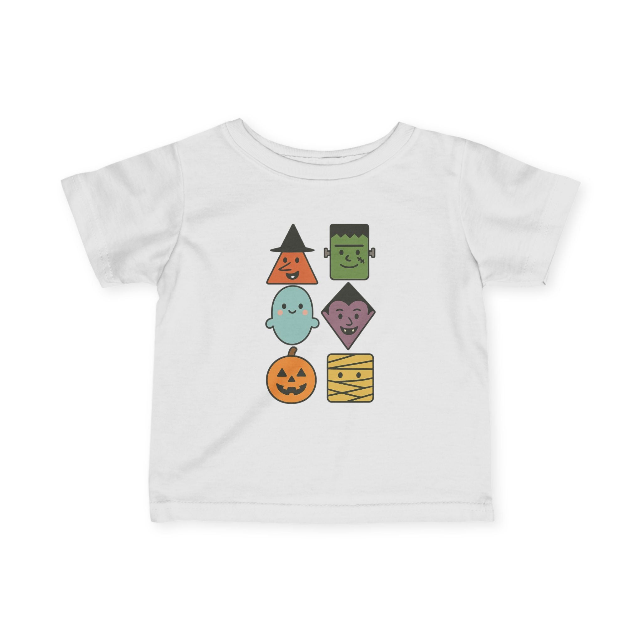 Halloween Tee with Cute Monsters, Toddler Halloween Shirt, Spooky Playdate Outfit