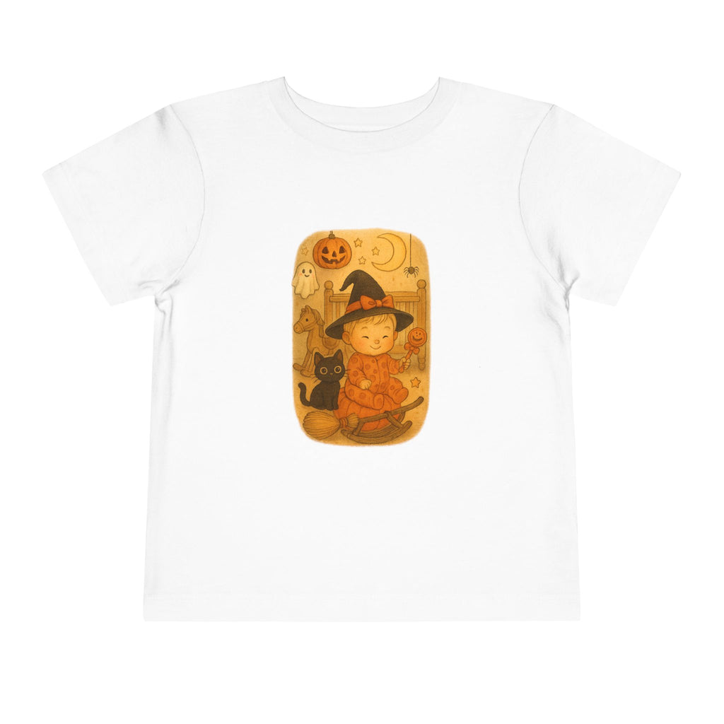 Toddler Halloween Witch Tee | Cute Toddler Costume Shirt, Kids Halloween Outfit, Fall-Themed Clothing