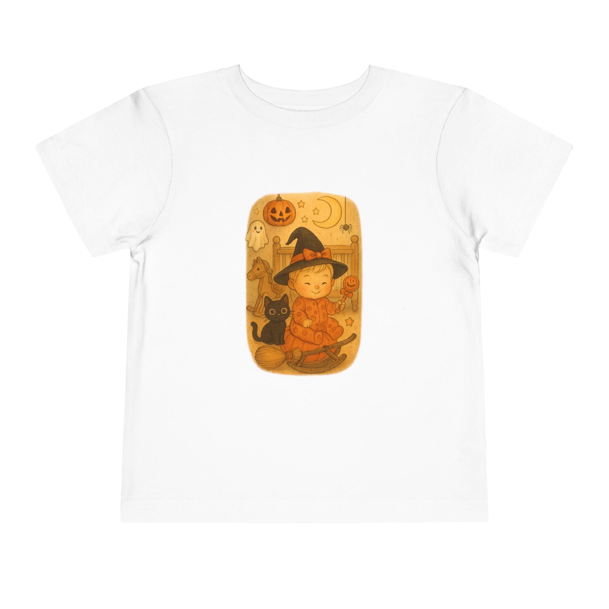 Toddler Halloween Witch Tee | Cute Toddler Costume Shirt, Kids Halloween Outfit, Fall-Themed Clothing