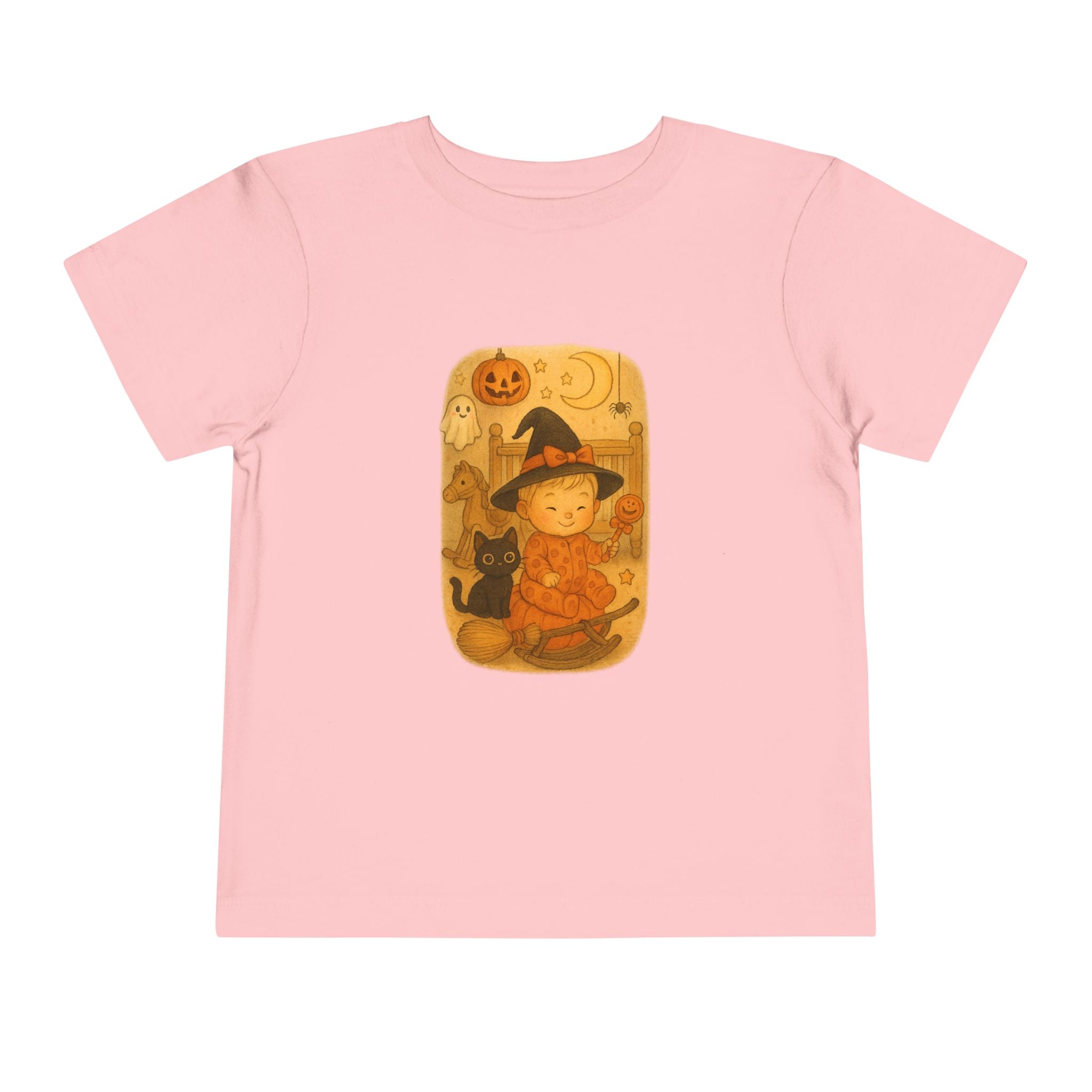 Toddler Halloween Witch Tee | Cute Toddler Costume Shirt, Kids Halloween Outfit, Fall-Themed Clothing