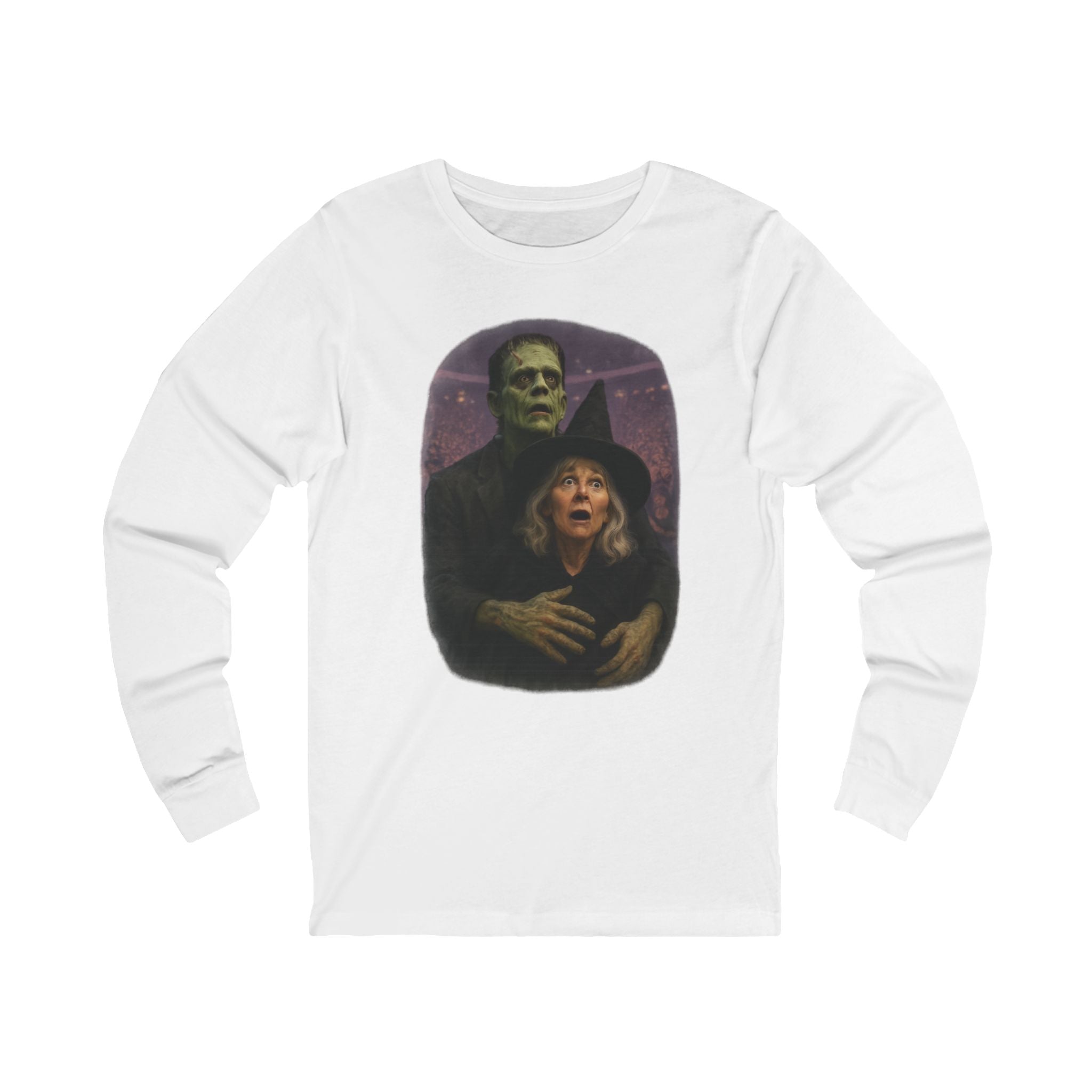 Halloween Kiss Cam Concert, Trendy Meme Adult Long Sleeve T-shirt