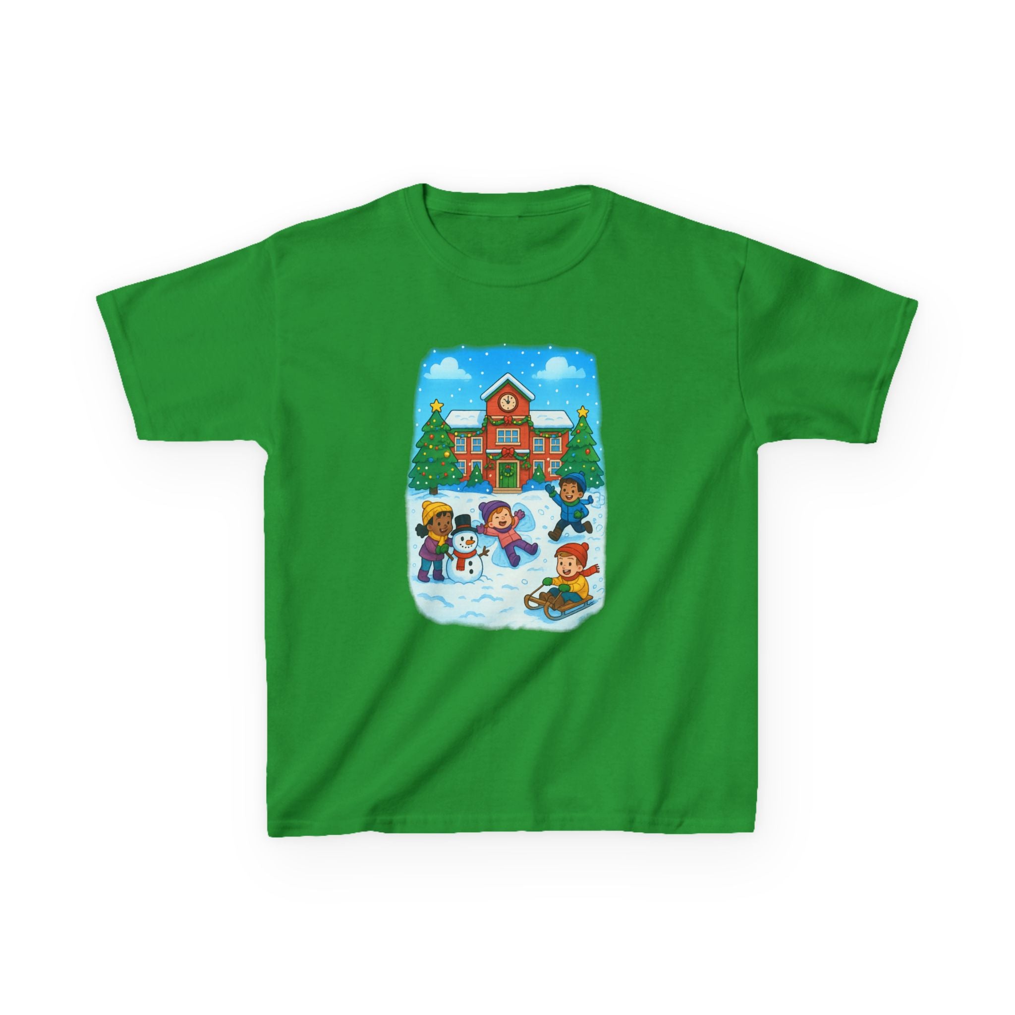 Winter Wonderland Holidays School Recess Kids T-Shirt