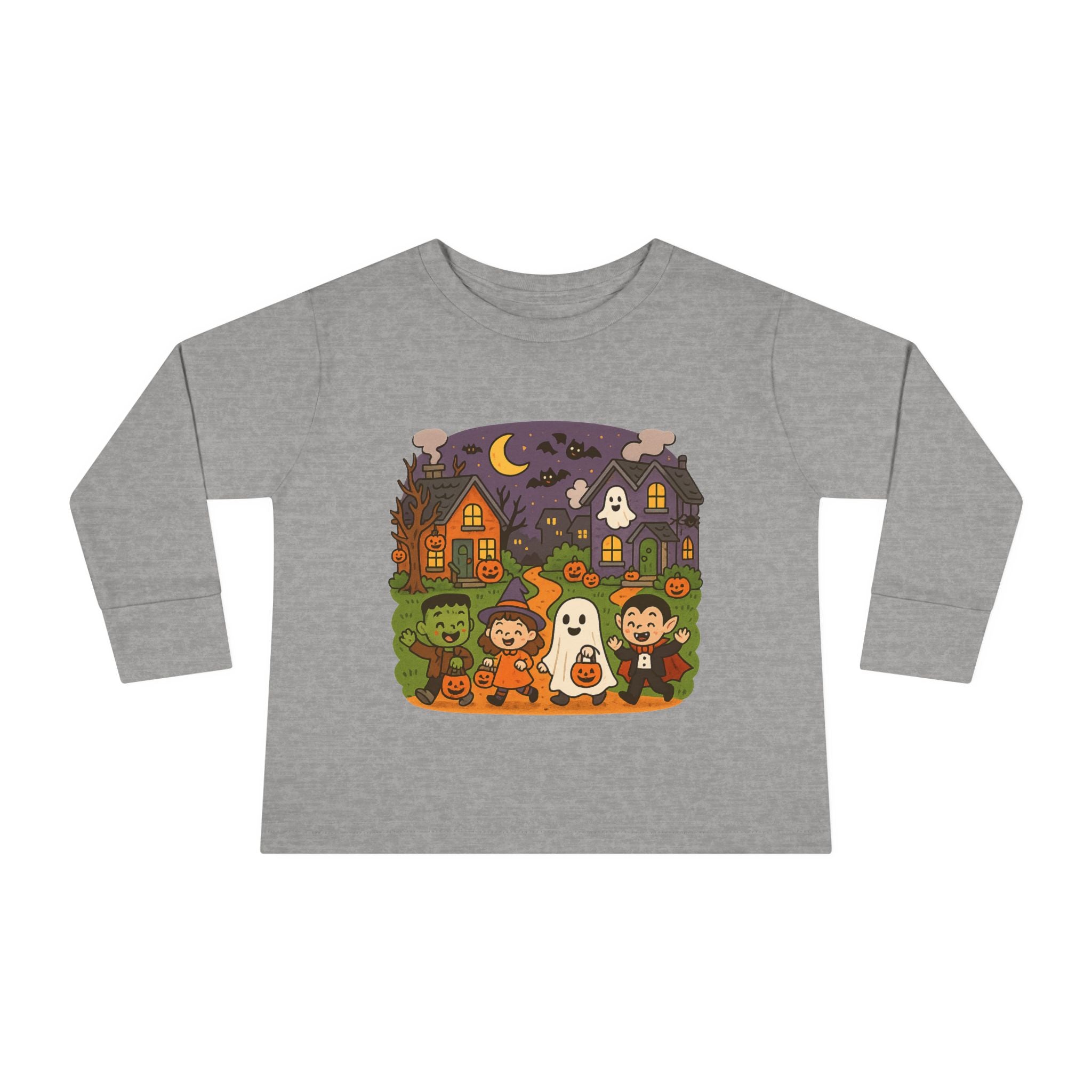 Halloween Toddler Long Sleeve Tee, Cute Kids Halloween Shirt, Fall Wardrobe Piece