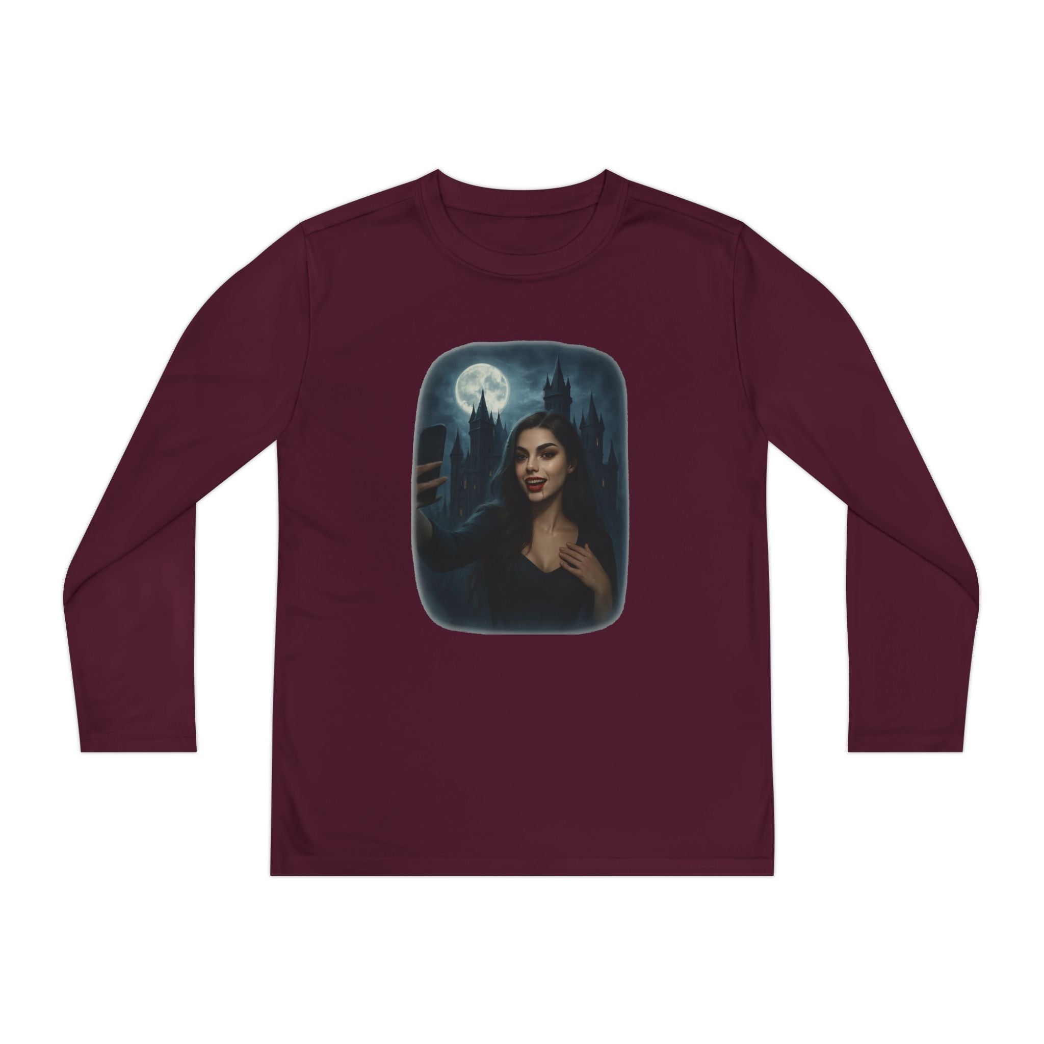 Influencer, Instagram Selfie Witch, Youth Long Sleeve Tee, T-Shirt, Gift for Teens