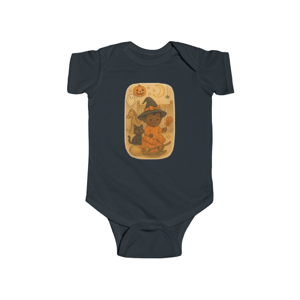 Halloween Bear Baby Bodysuit, Cute Infant Costume, Fall Baby Outfit, Pumpkin Patch Clothes, Trick or Treat Wear