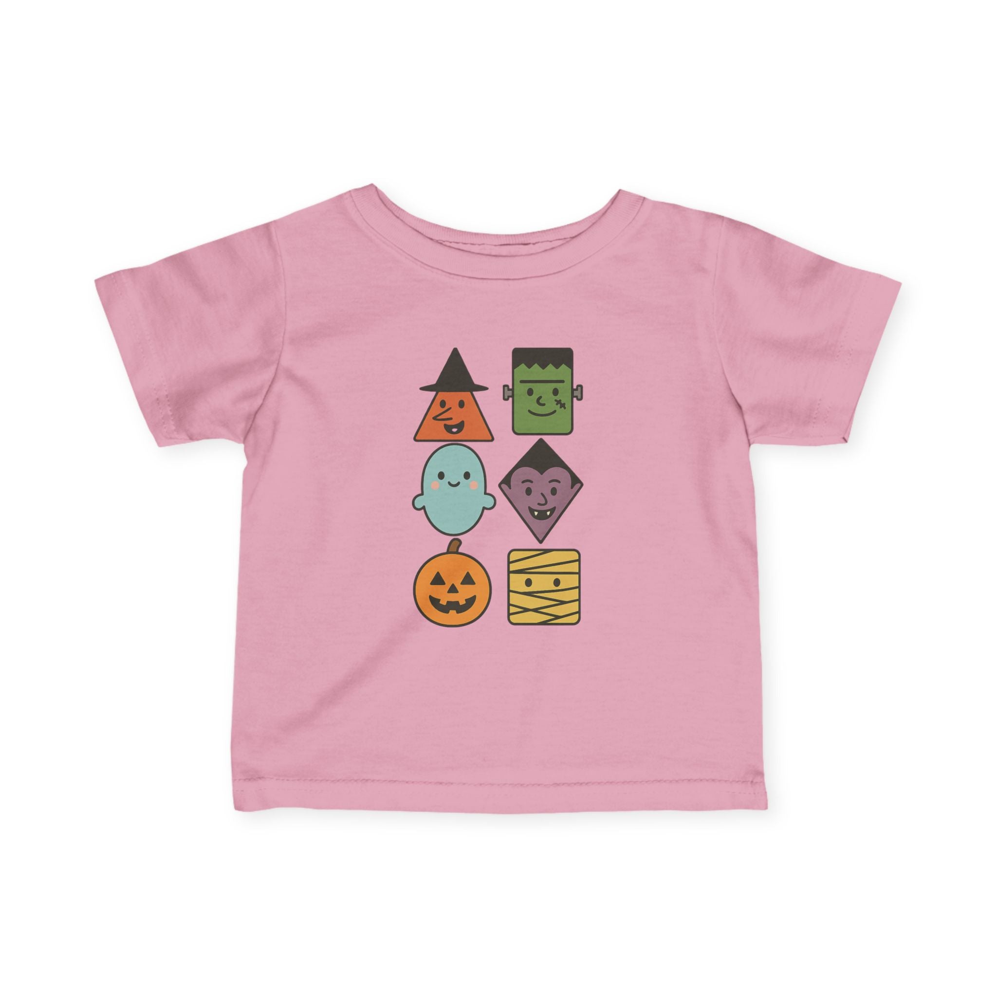 Halloween Tee with Cute Monsters, Toddler Halloween Shirt, Spooky Playdate Outfit
