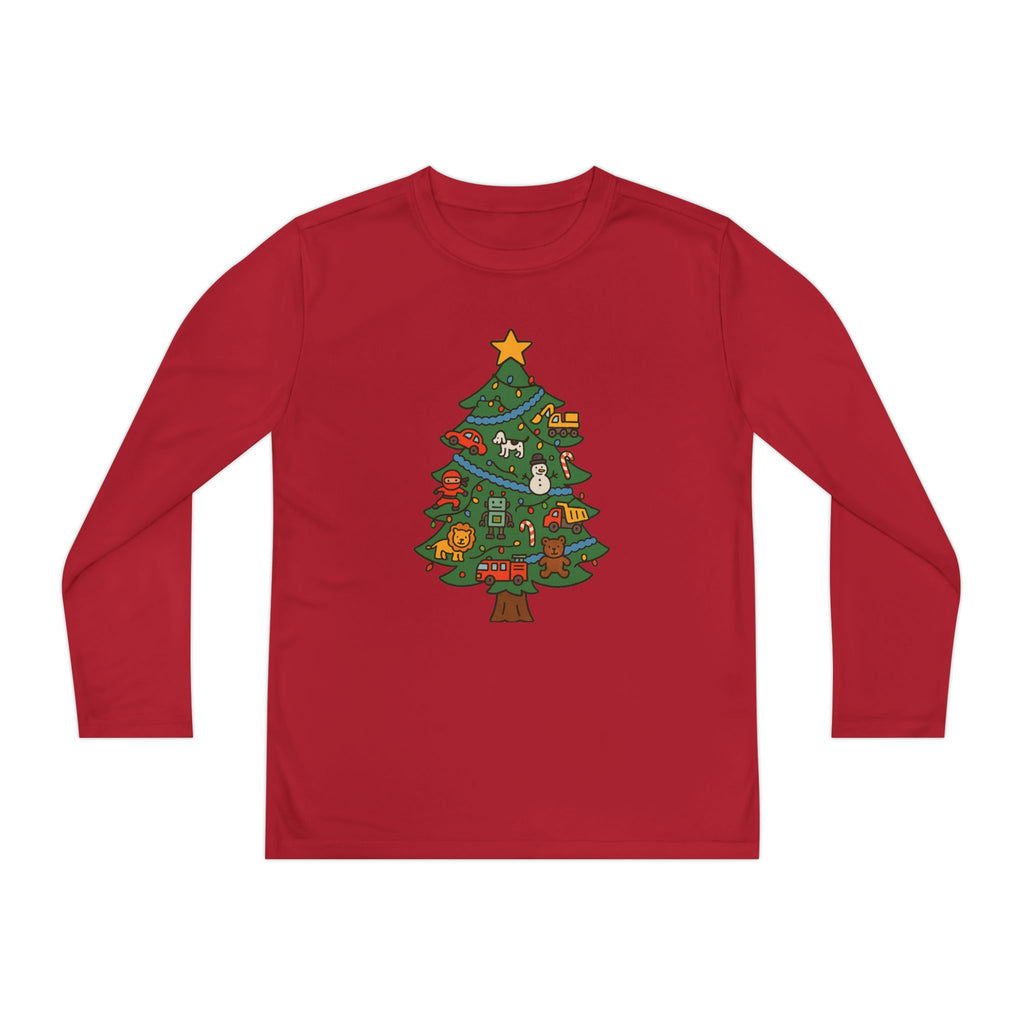 Kids' Christmas Tree Long Sleeve Tee