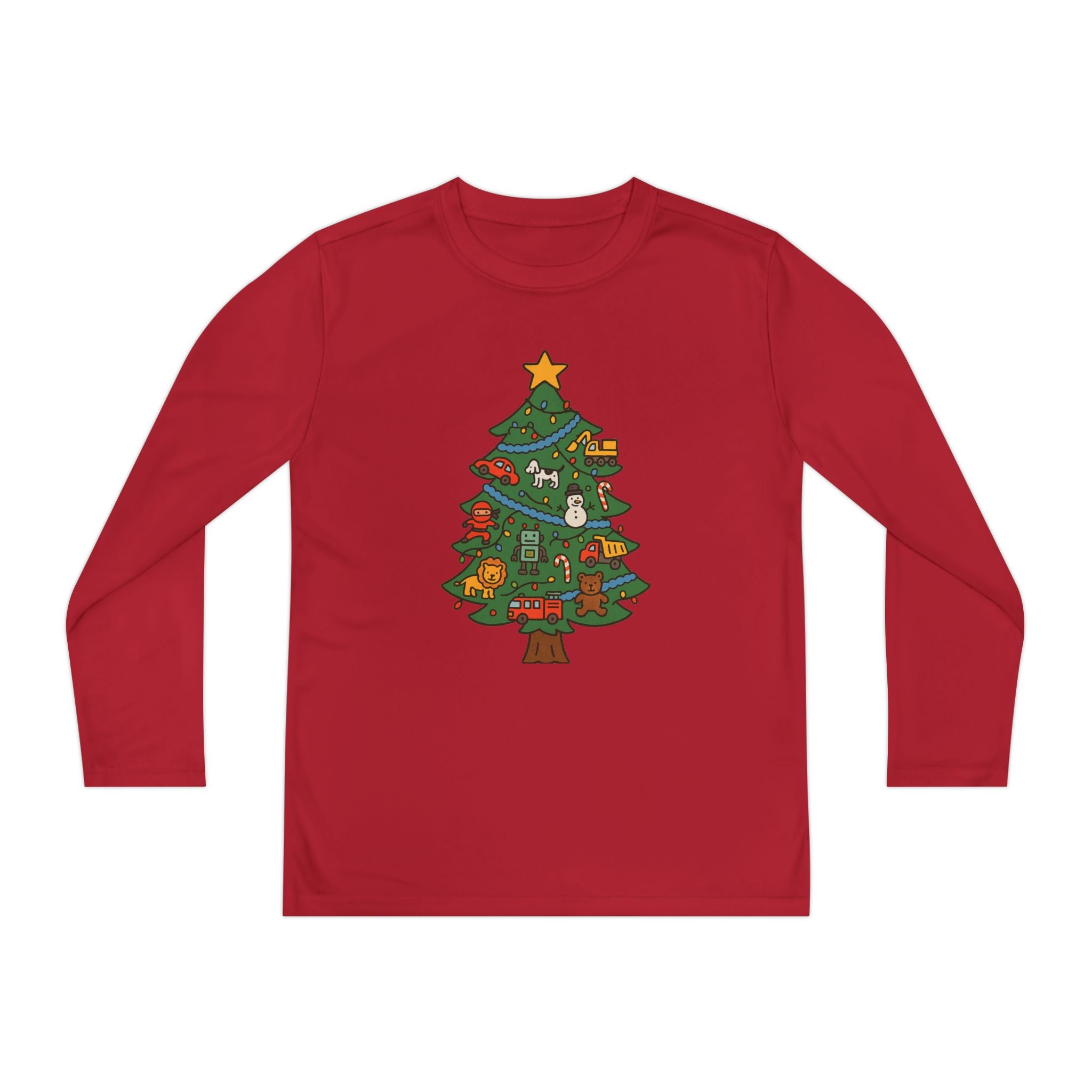 Kids' Christmas Tree Long Sleeve Tee