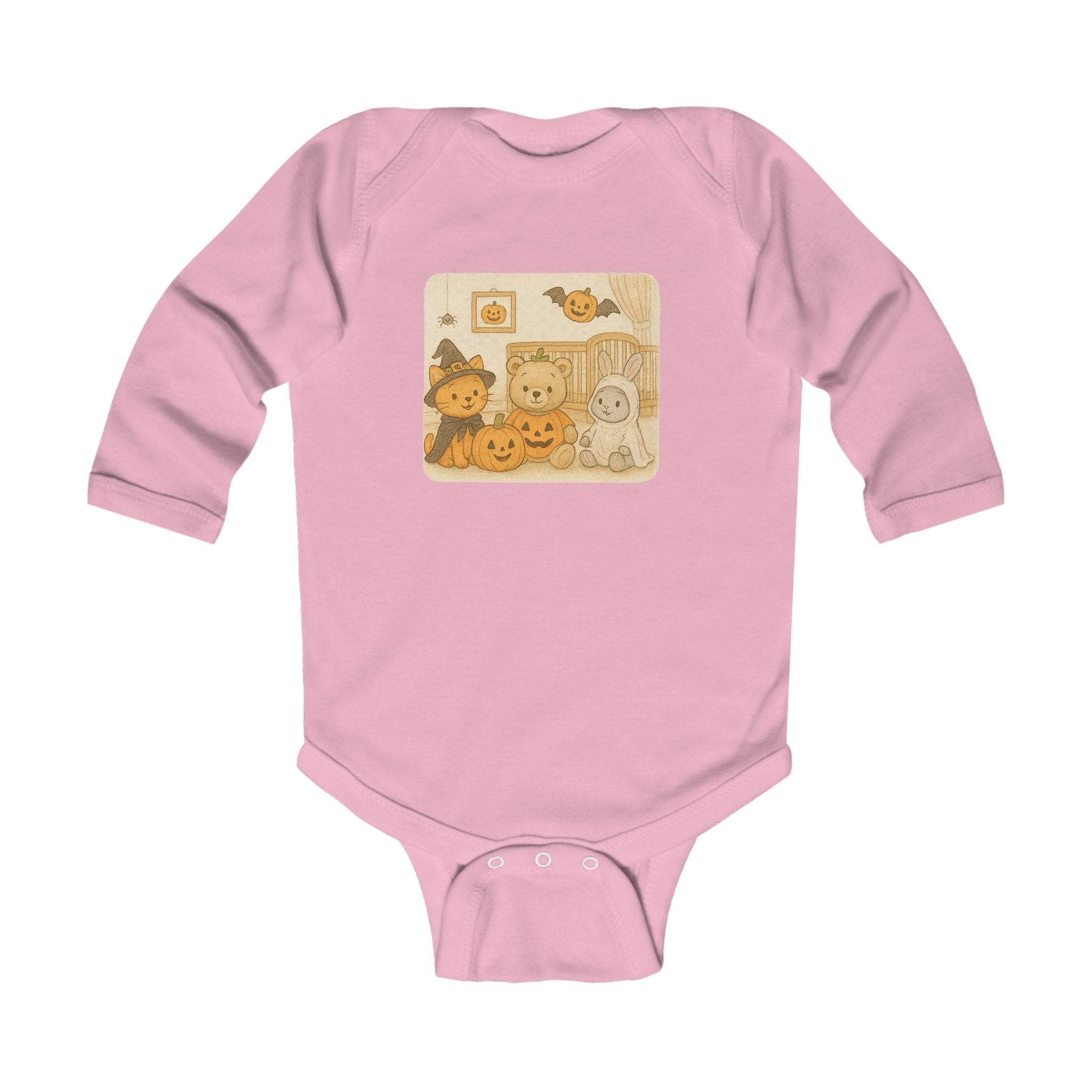 Cute Halloween Infant Bodysuit, Baby Costume, Pumpkin Outfit, Toddler Apparel, Fall Party Wear