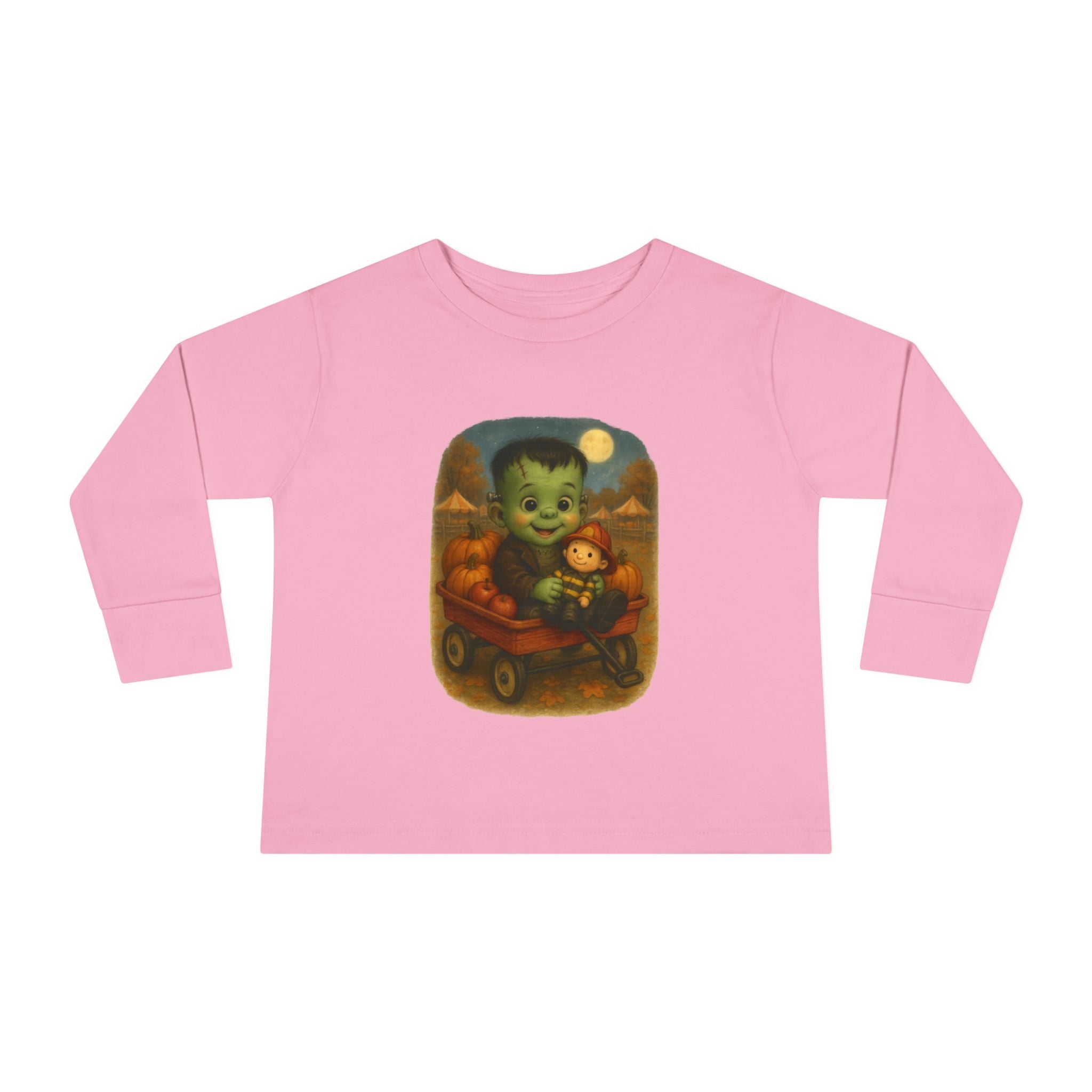 Whimsical Toddler Long Sleeve Tee, Cute Kids Shirt, Halloween Outfit, Adorable Toddler Gear