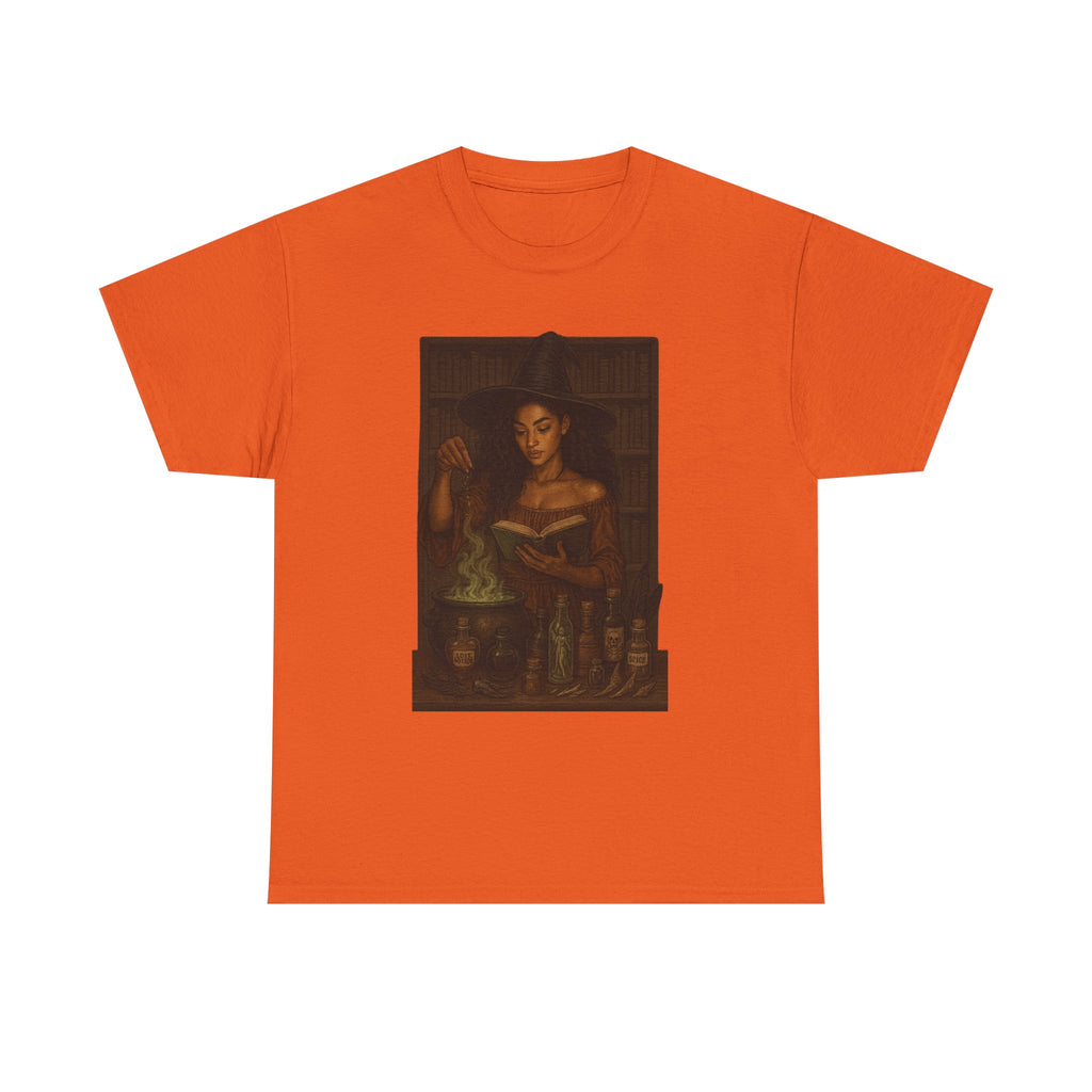 Alchemy-Themed Unisex Heavy Cotton Tee, Vintage Aesthetic Shirt, Dark Romance Book, Witchcraft Apparel
