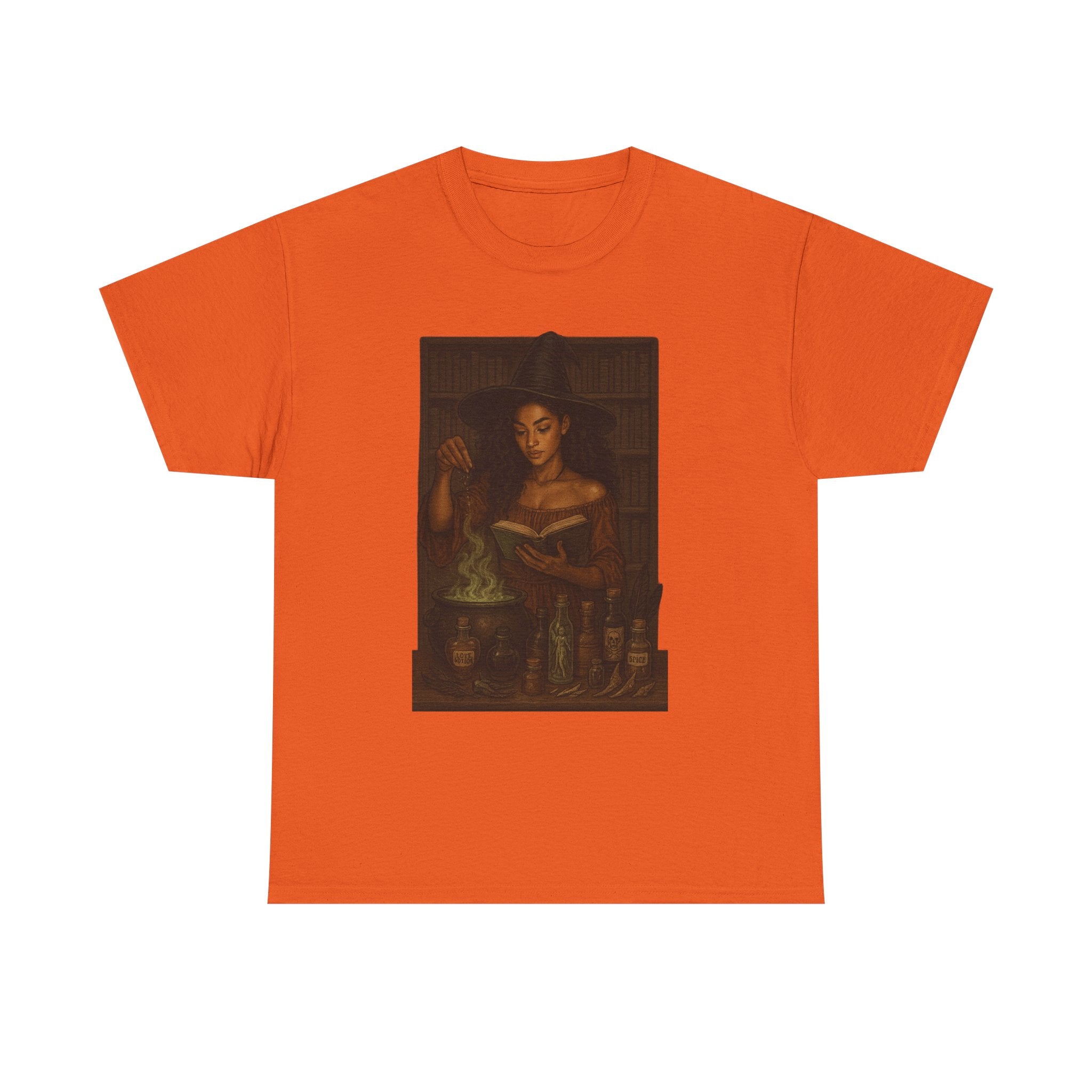 Alchemy-Themed Unisex Heavy Cotton Tee, Vintage Aesthetic Shirt, Dark Romance Book, Witchcraft Apparel