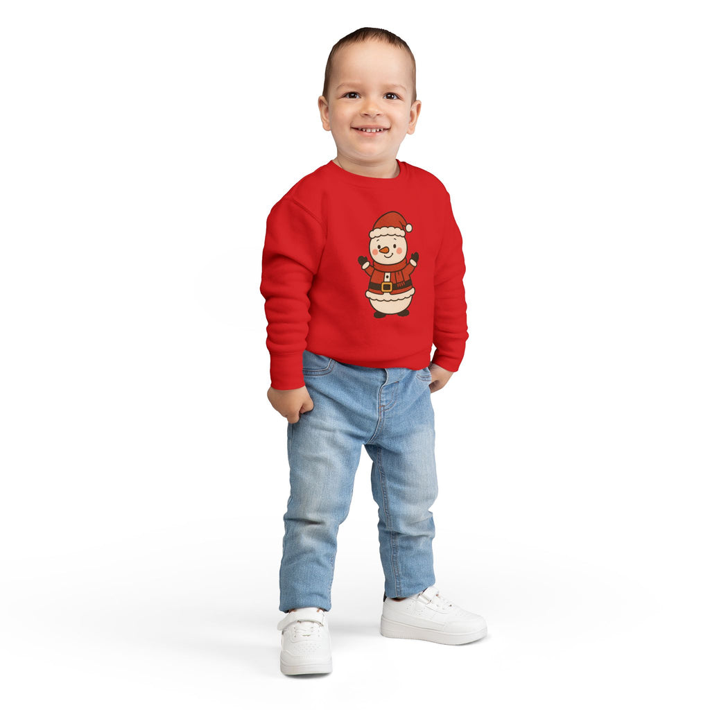 Toddler Sweatshirt Santa Snowman Christmas Pullover for Kids