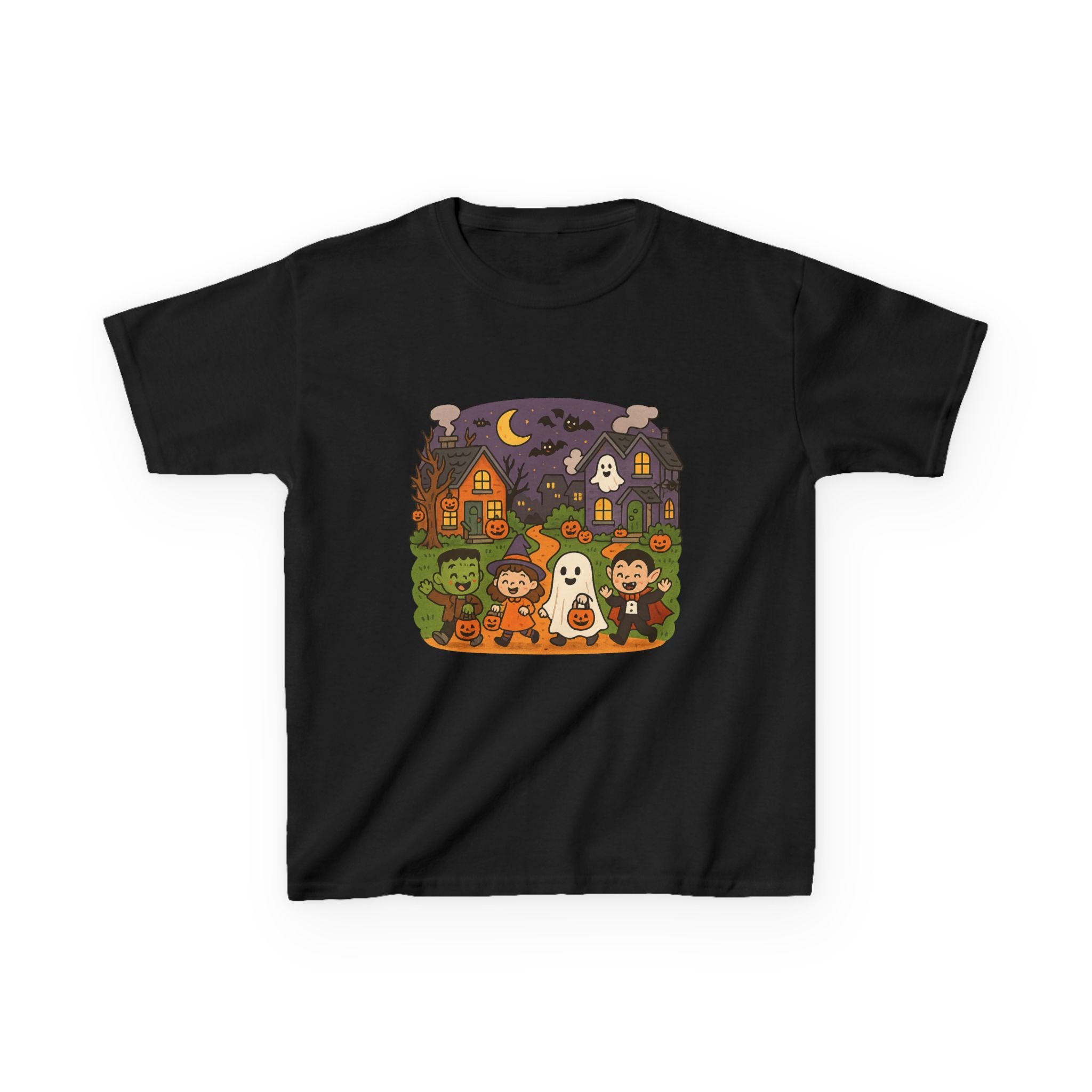 Halloween Kids Tee Shirt, Spooky Fun, Trick or Treat, Pumpkin Patch Outfit, Kids Halloween Apparel