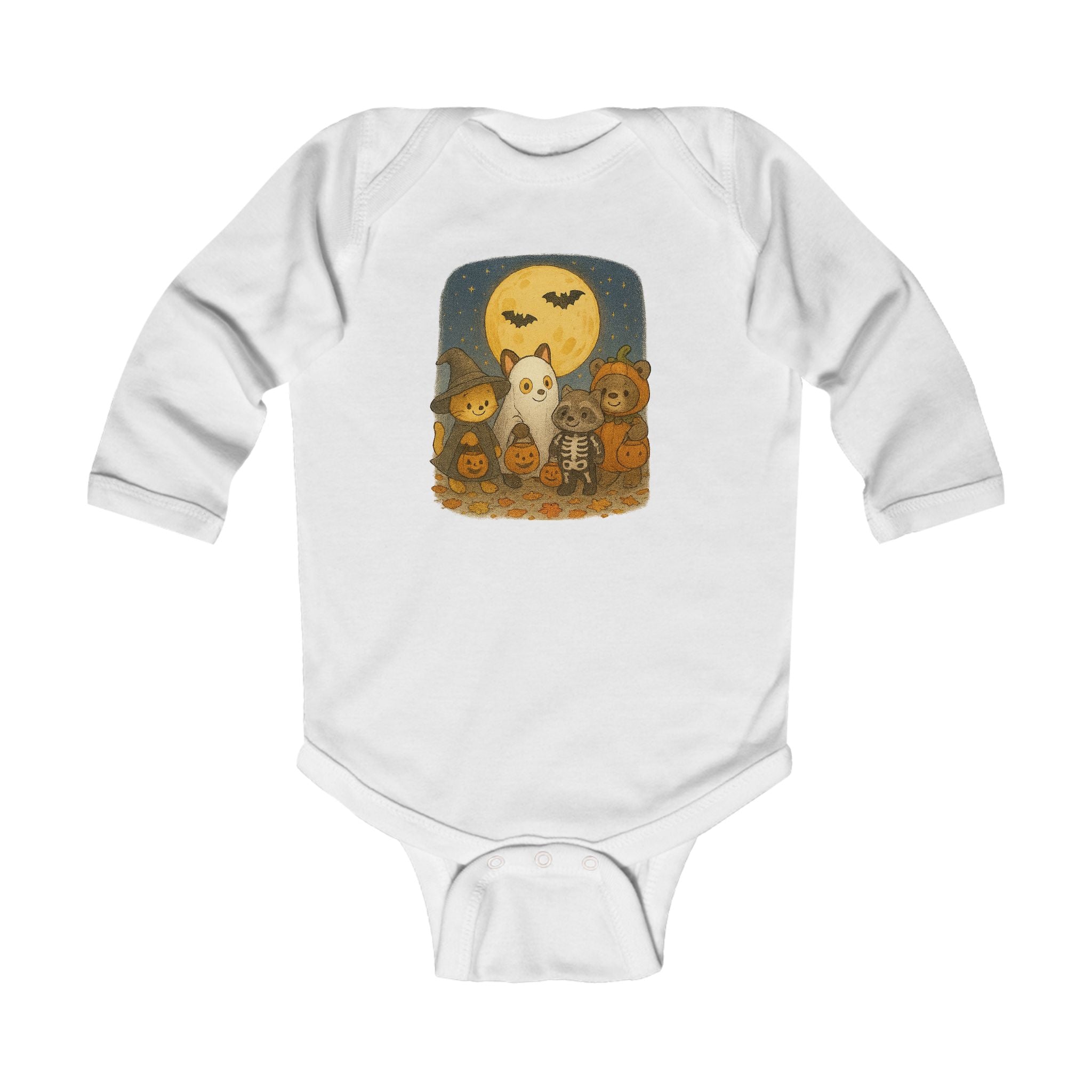 Halloween-Themed Infant Bodysuit - Cute Baby Costume, Spooky Baby Shower Gift, Fall Outfit