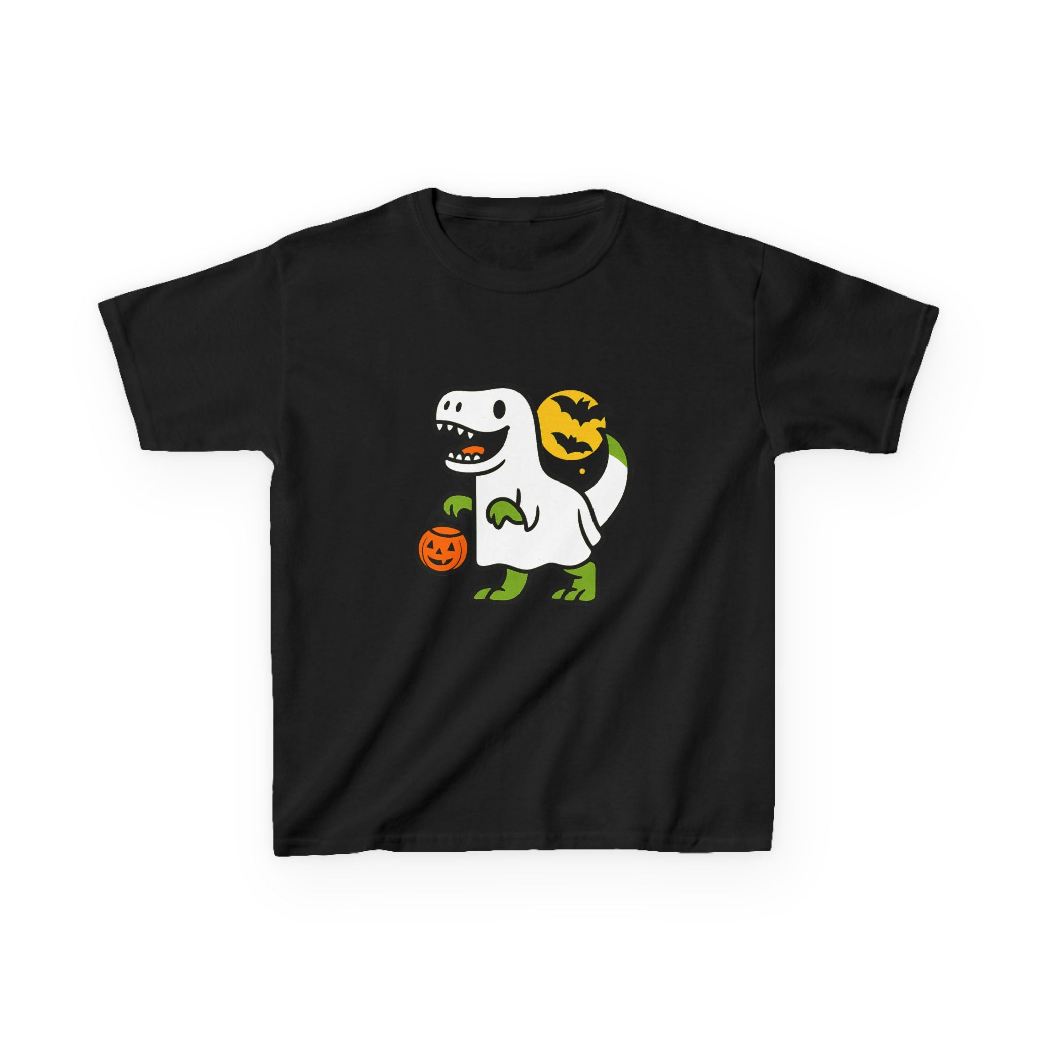 Dinosaur Halloween Kids Tee, Fun Graphic Tee, Kids Cotton Shirt, Cute Kids Tee