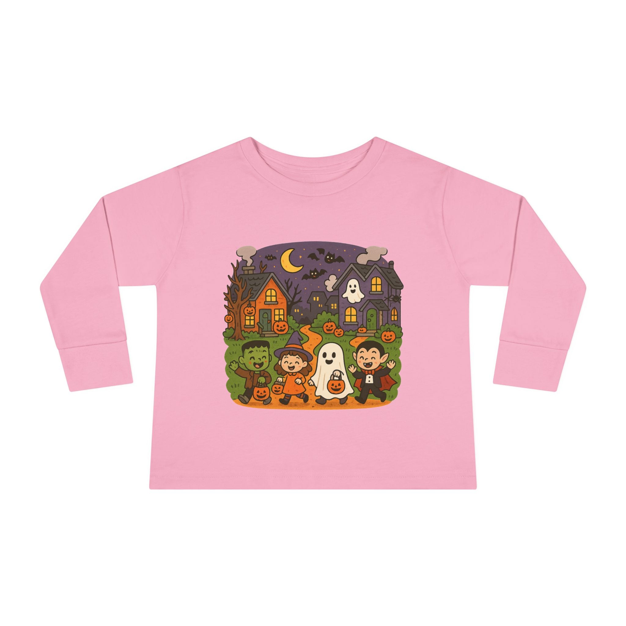 Halloween Toddler Long Sleeve Tee, Cute Kids Halloween Shirt, Fall Wardrobe Piece