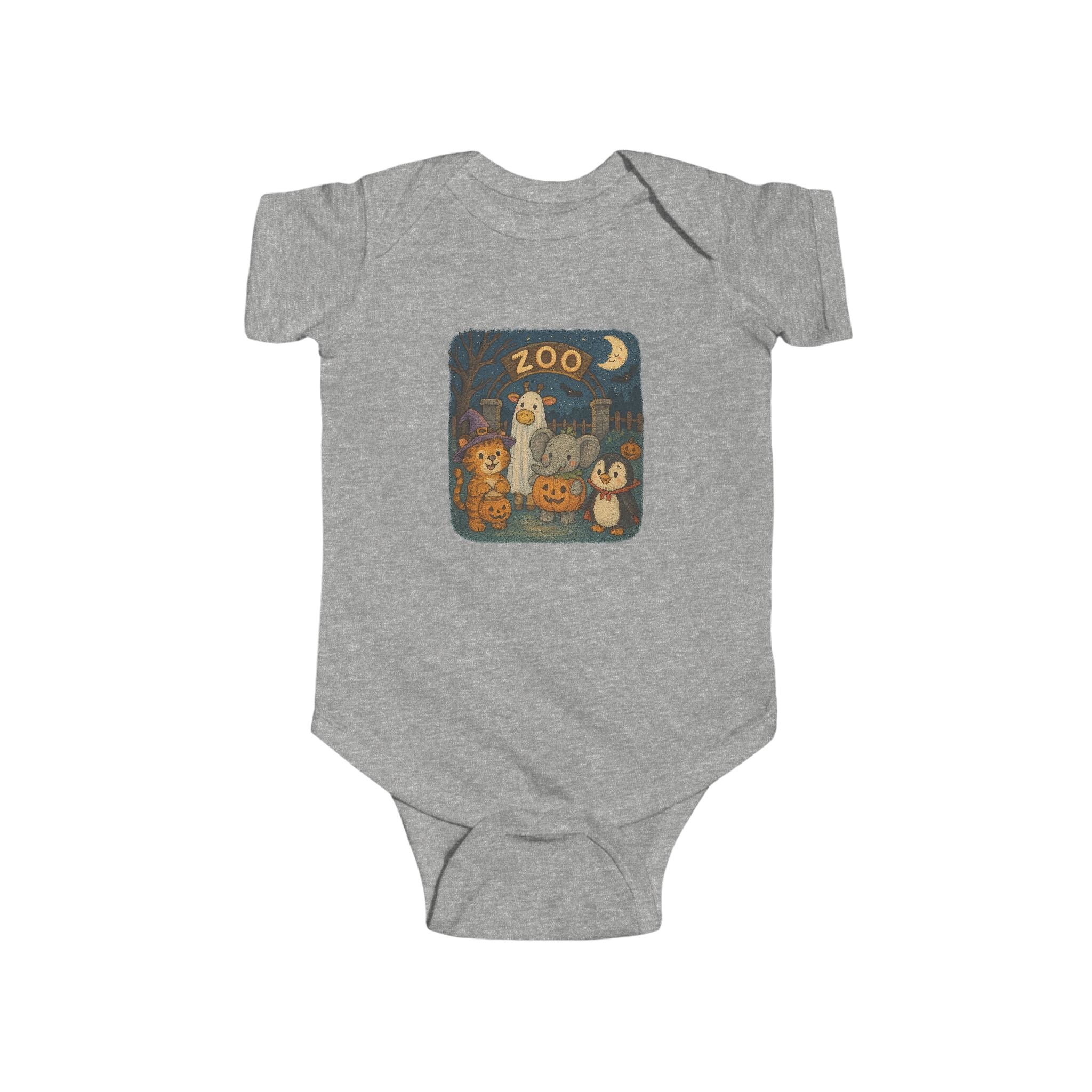 Zoo Animal Infant Bodysuit, Cute Baby Wear, Animal Lover Gift, Baby Shower Outfit, Zoo Theme One Piece