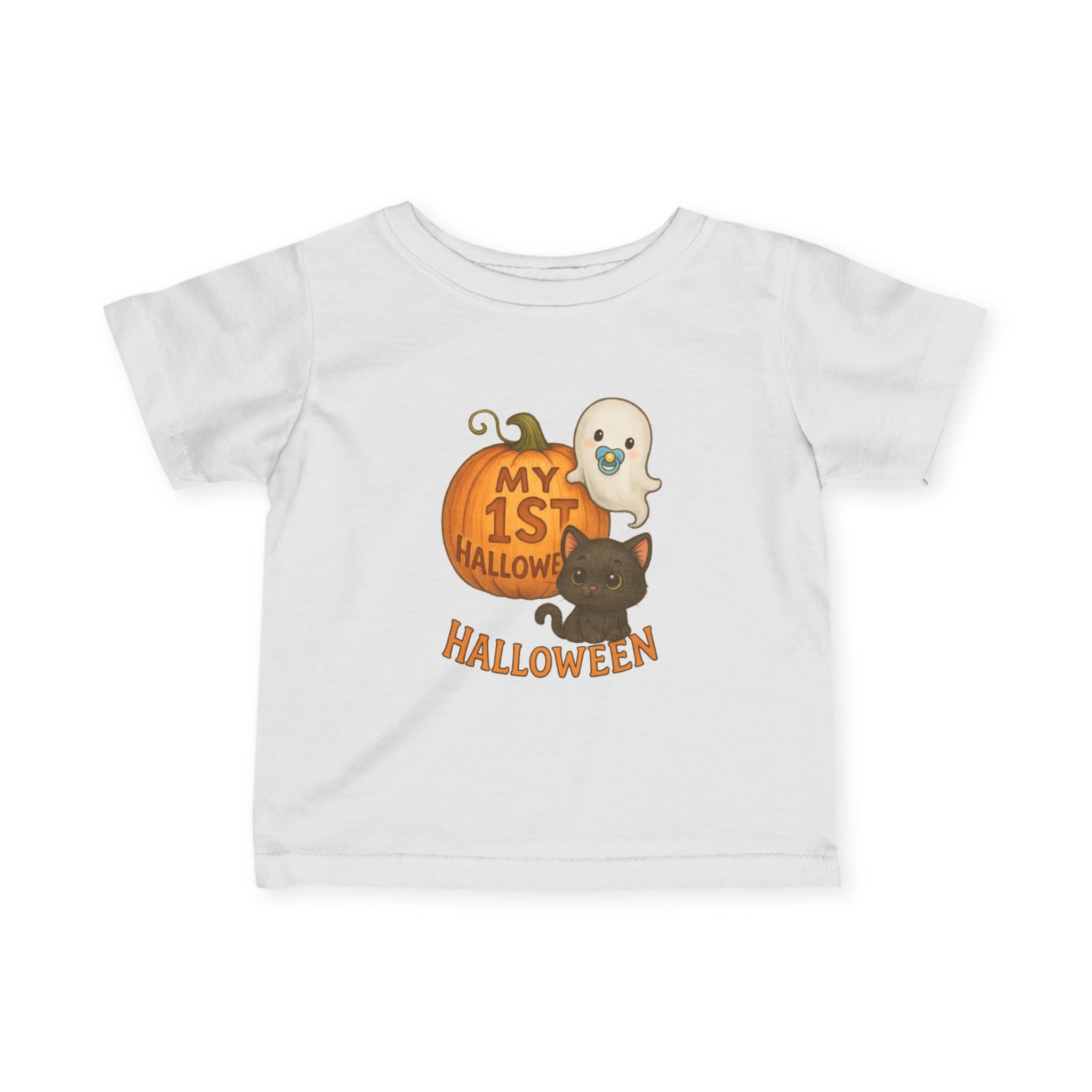 My 1st Halloween Infant Tee, Baby Halloween Shirt, Cute Baby Outfit, First Halloween Gift