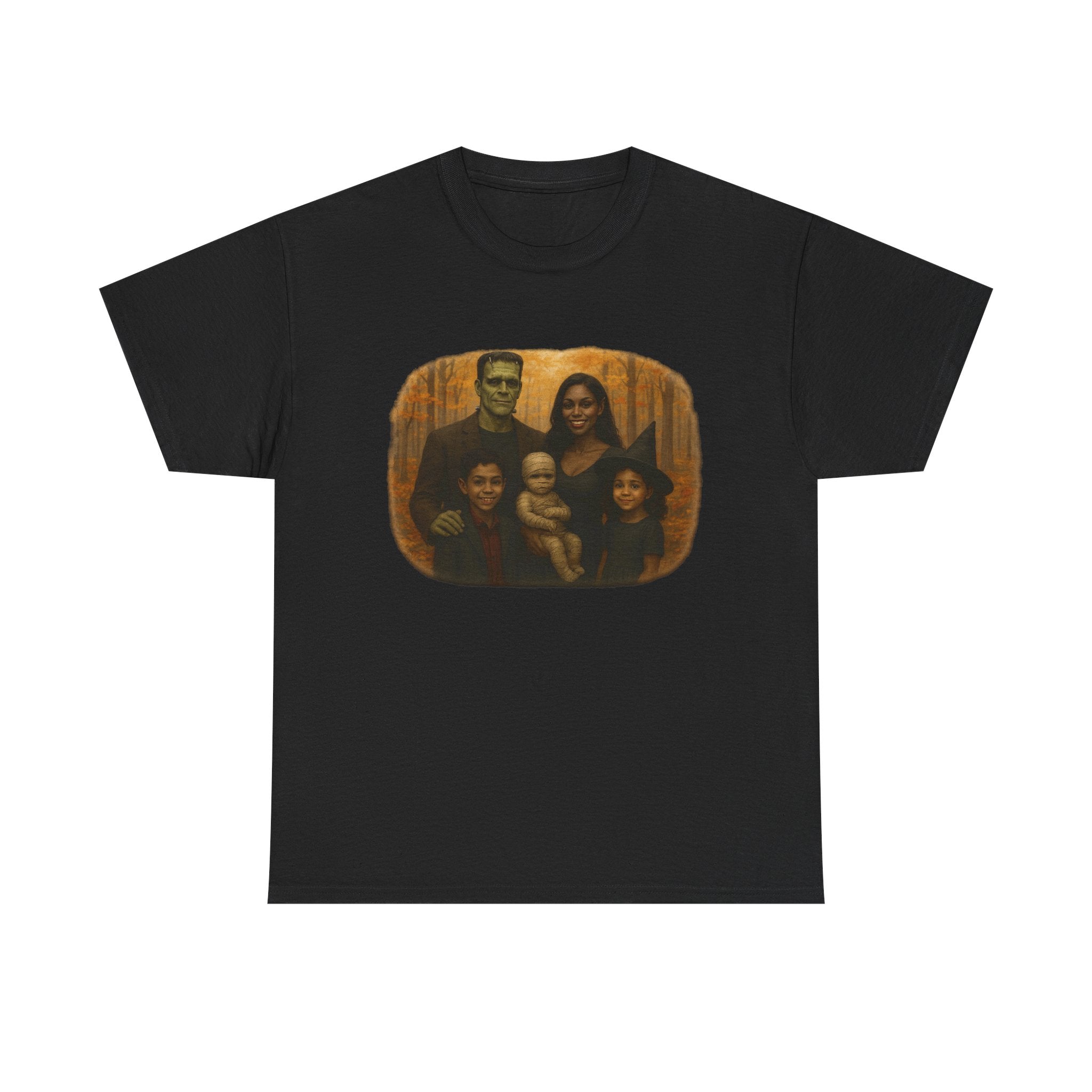 Halloween Character Family Portrait T-Shirt Spooky Vibes Photoshoot