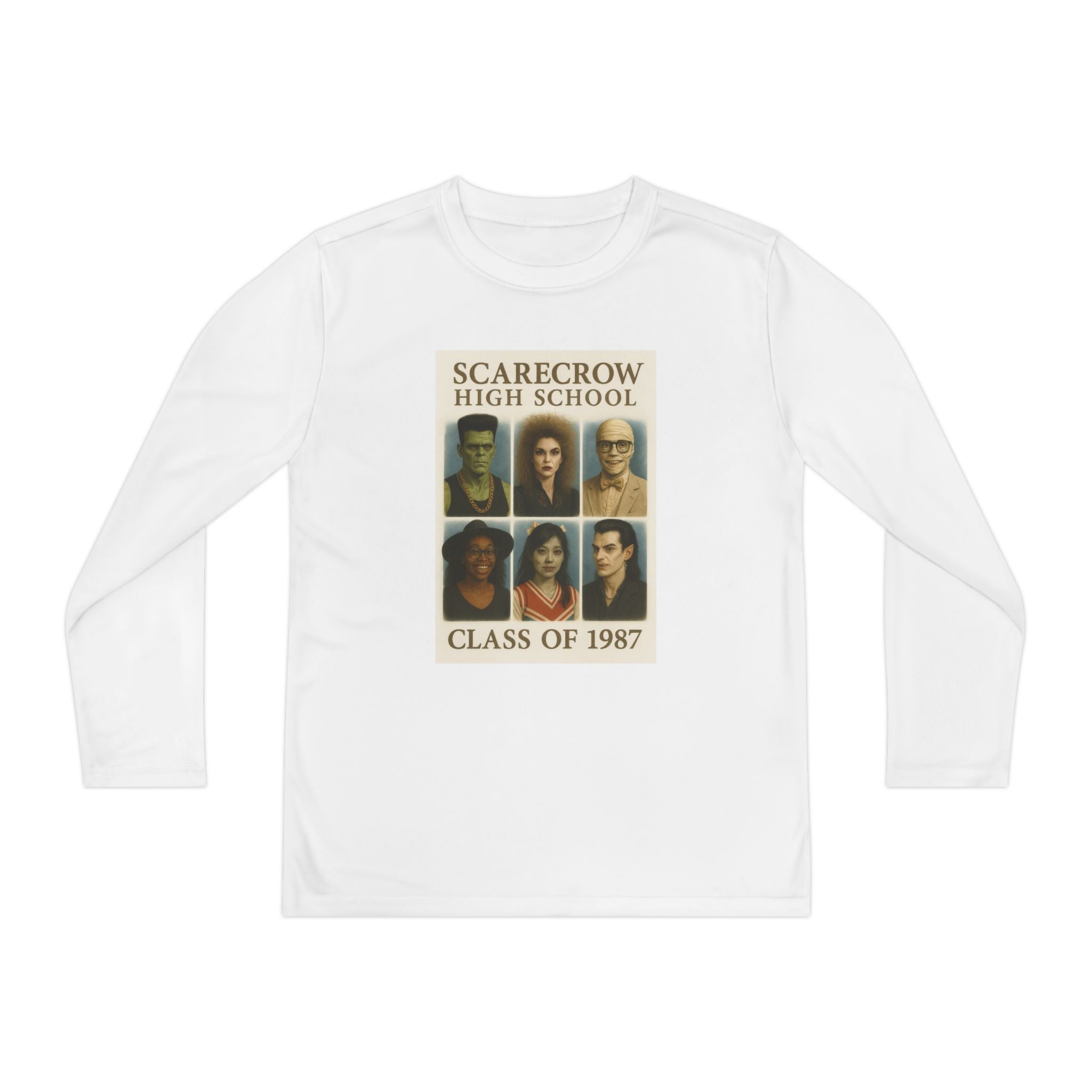 Scarecrow High School Class of 1987 Youth Long Sleeve Tee, School Spirit Apparel, Unique Gift Idea