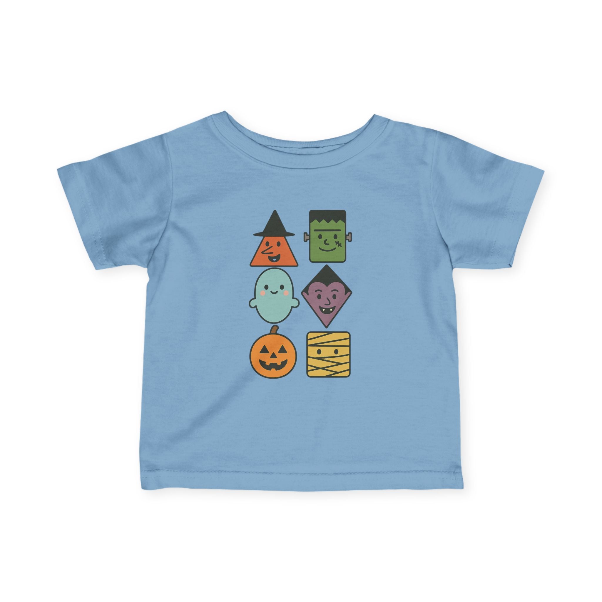 Halloween Tee with Cute Monsters, Toddler Halloween Shirt, Spooky Playdate Outfit